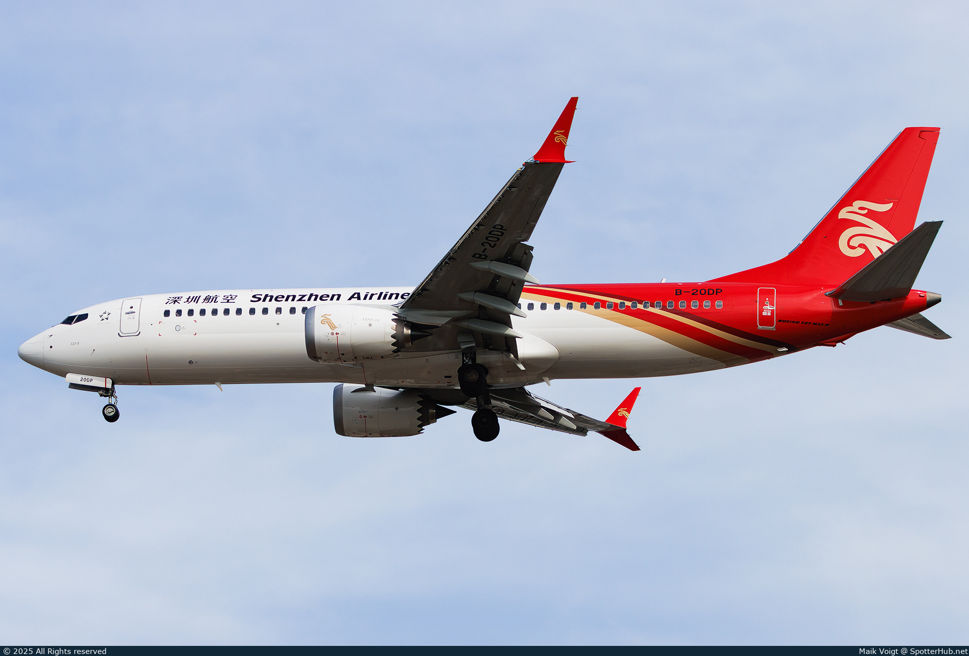 Photo of B-20DP - Boeing 737 MAX 8 operated by Shenzhen Airlines