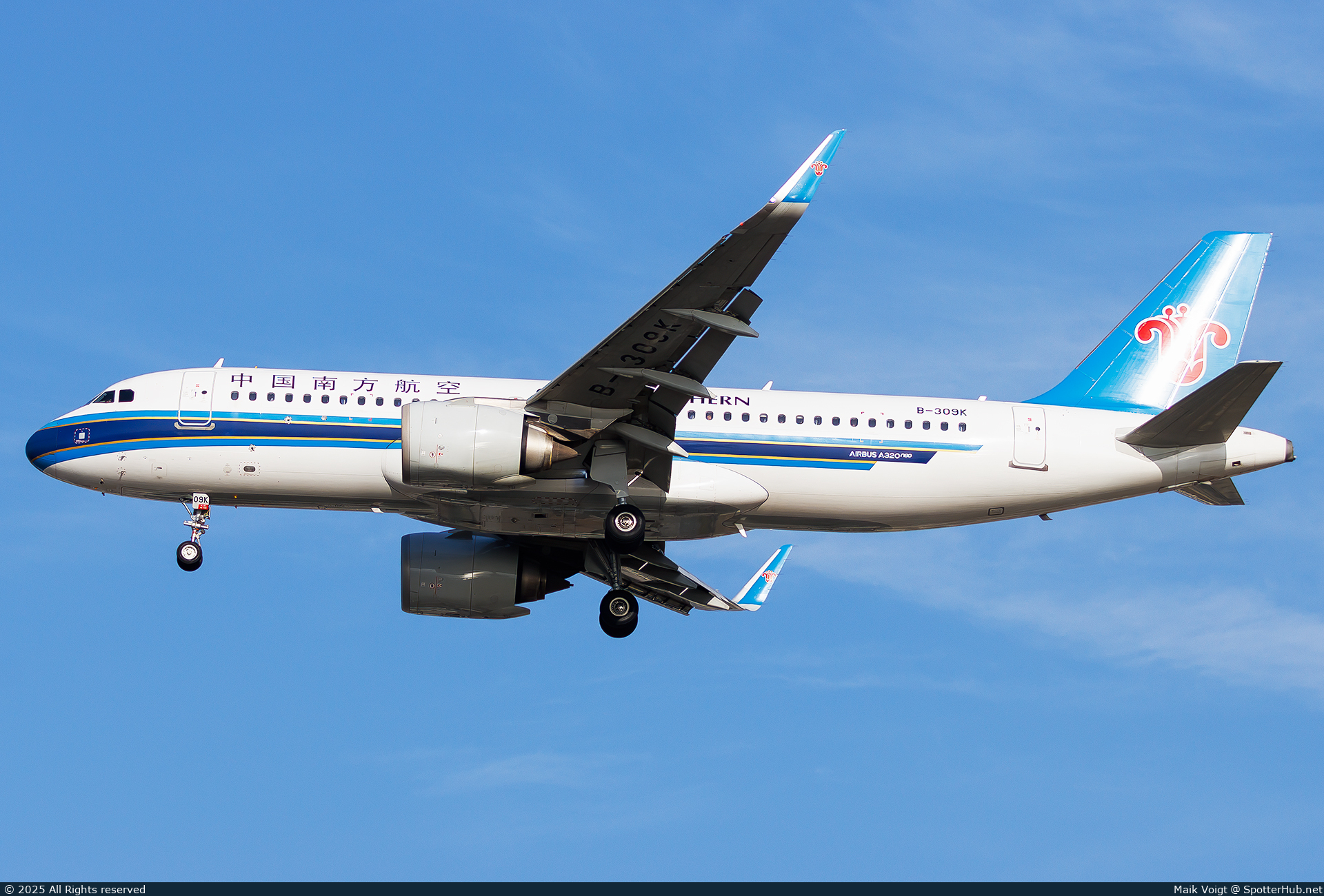 Photo of B-309K - Airbus A320-251N operated by China Southern Airlines