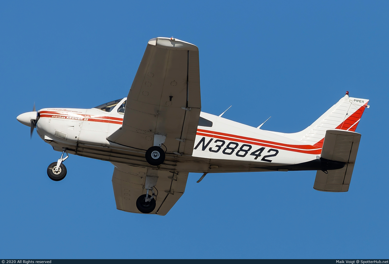 Photo of N38842 - Piper PA-28-181 Archer II operated by Global Aviation Center