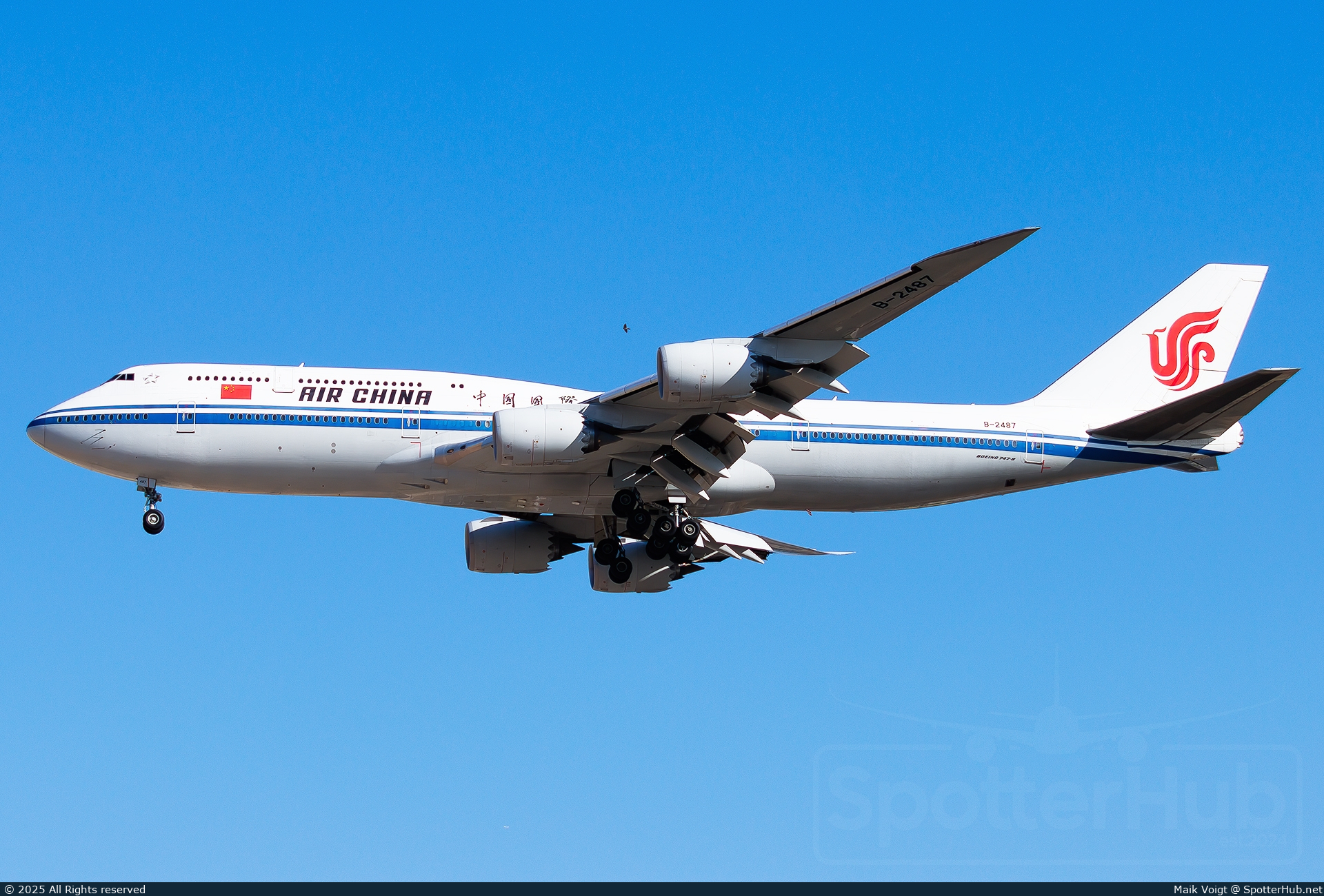 Photo of B-2487 - Boeing 747-89L operated by Air China