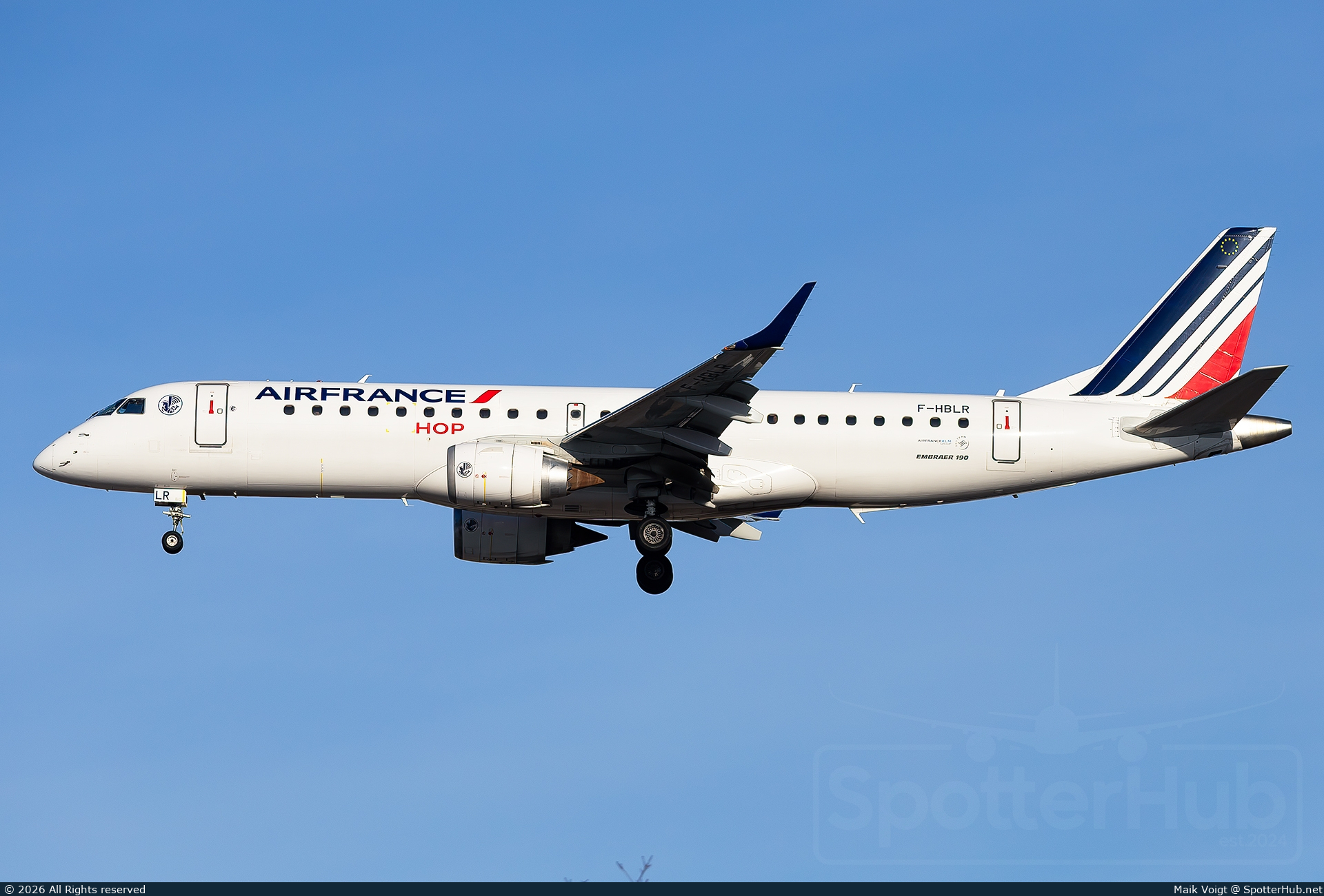Photo of F-HBLR - Embraer ERJ-190STD operated by Air France HOP