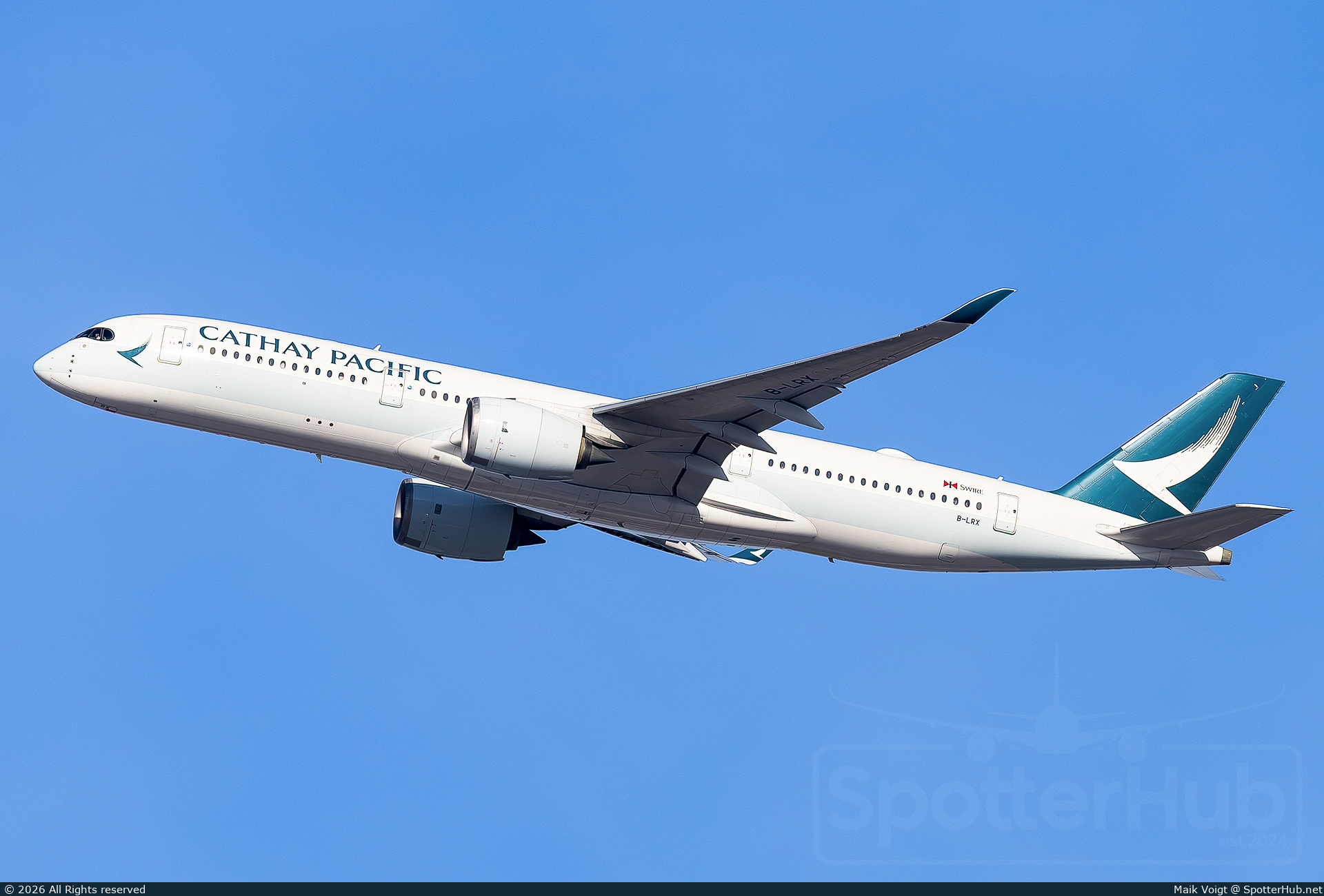 Photo of B-LRX - Airbus A350-941 operated by Cathay Pacific Airways