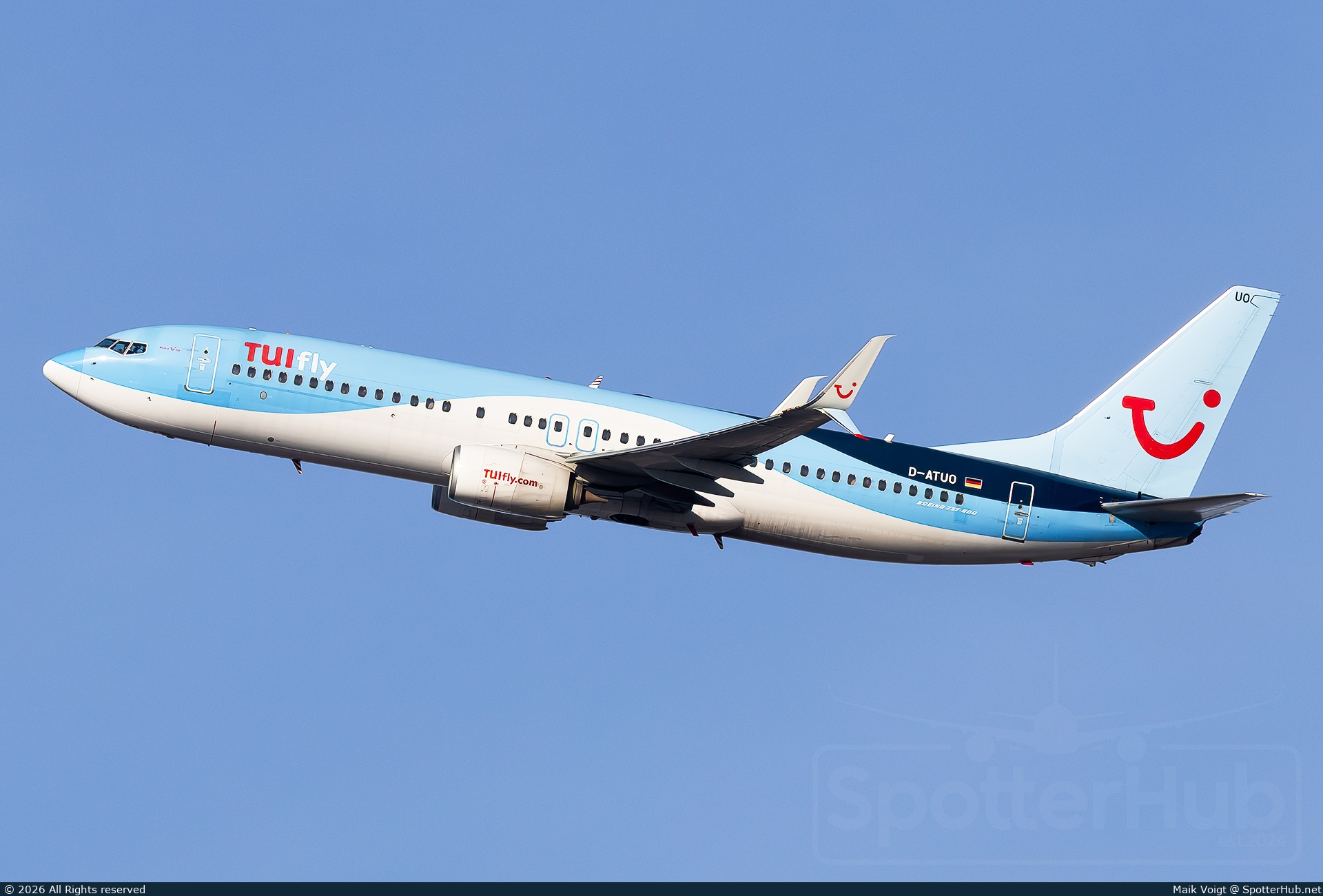 Photo of D-ATUO - Boeing 737-8K5 operated by TUIfly