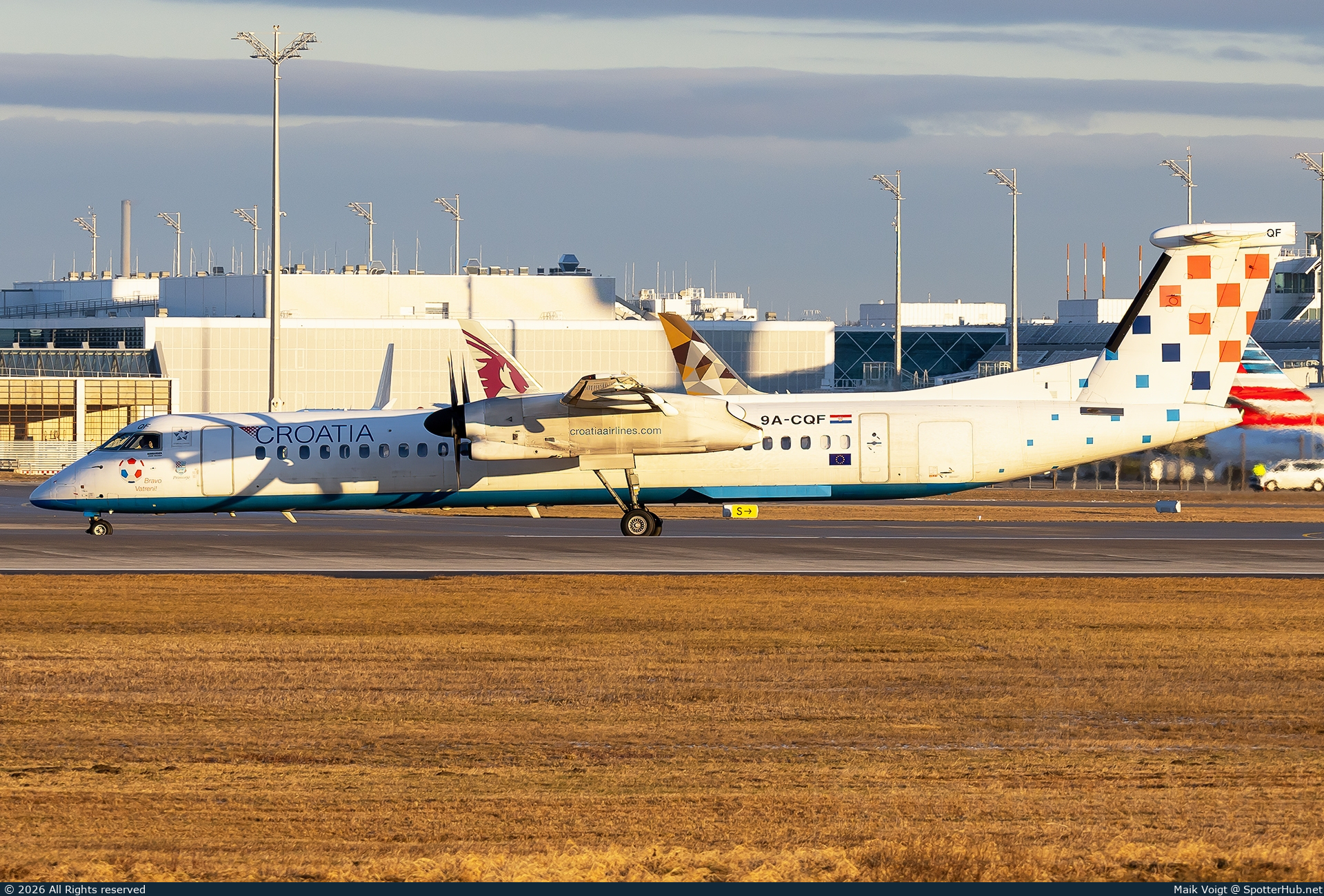 Photo of 9A-CQF - Bombardier DHC-8-402 Dash 8 Q400 operated by Croatia Airlines