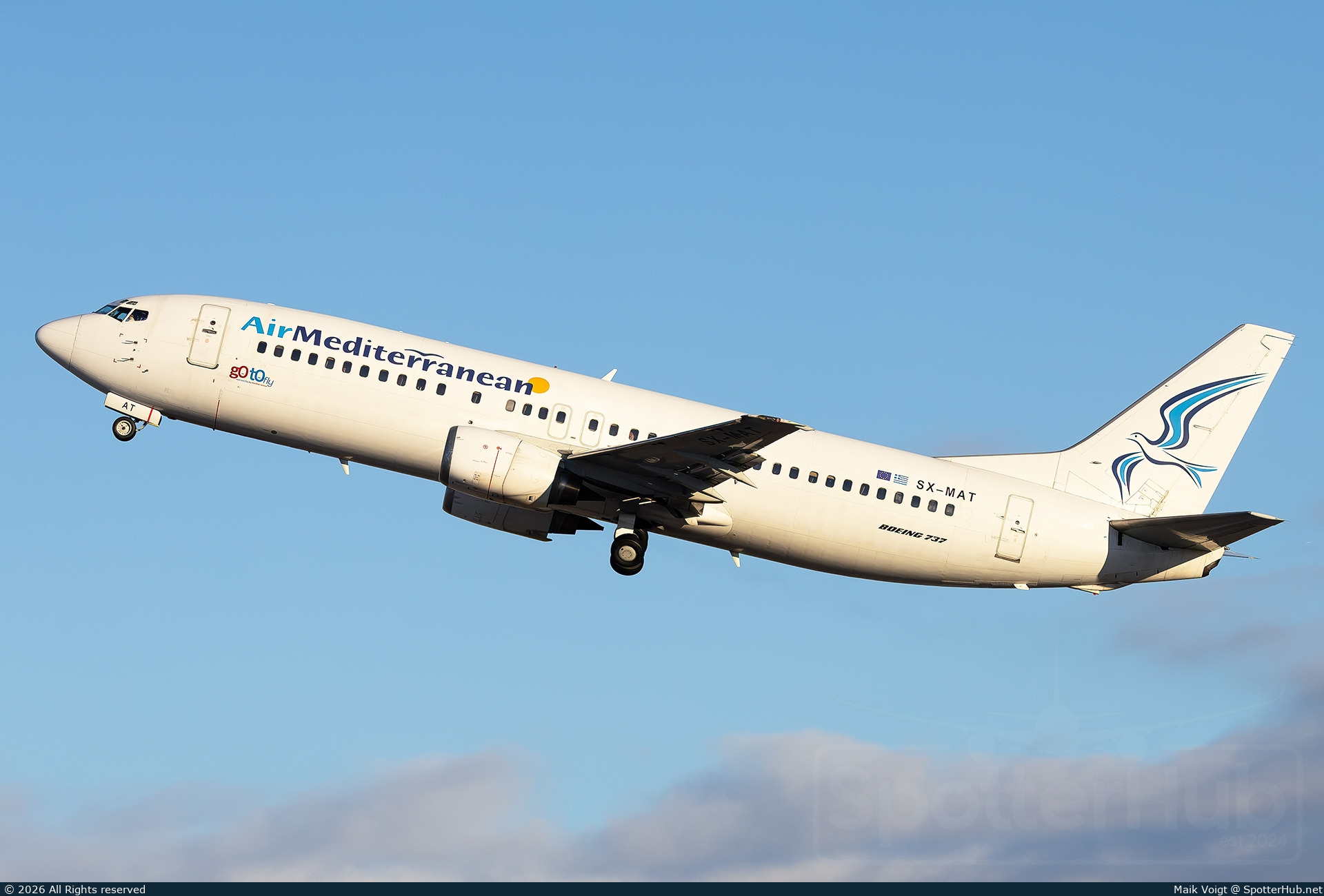 Photo of SX-MAT - Boeing 737-446 operated by Air Mediterranean