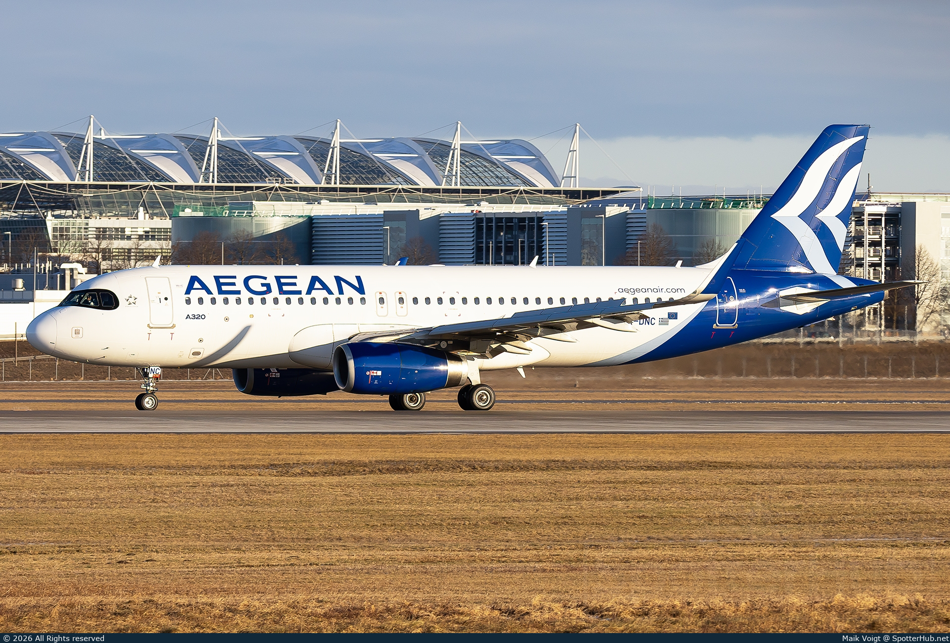 Photo of SX-DNC - Airbus A320-232 operated by Aegean Airlines