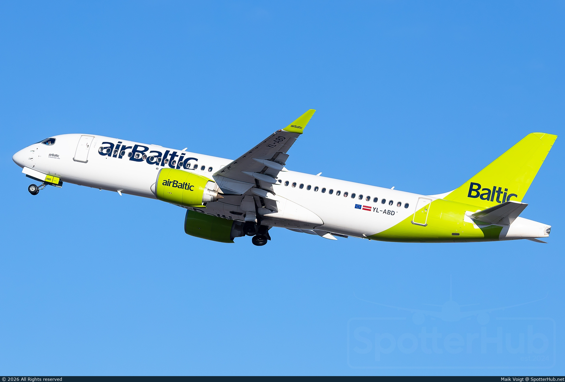 Photo of YL-ABD - Airbus A220-300 operated by airBaltic