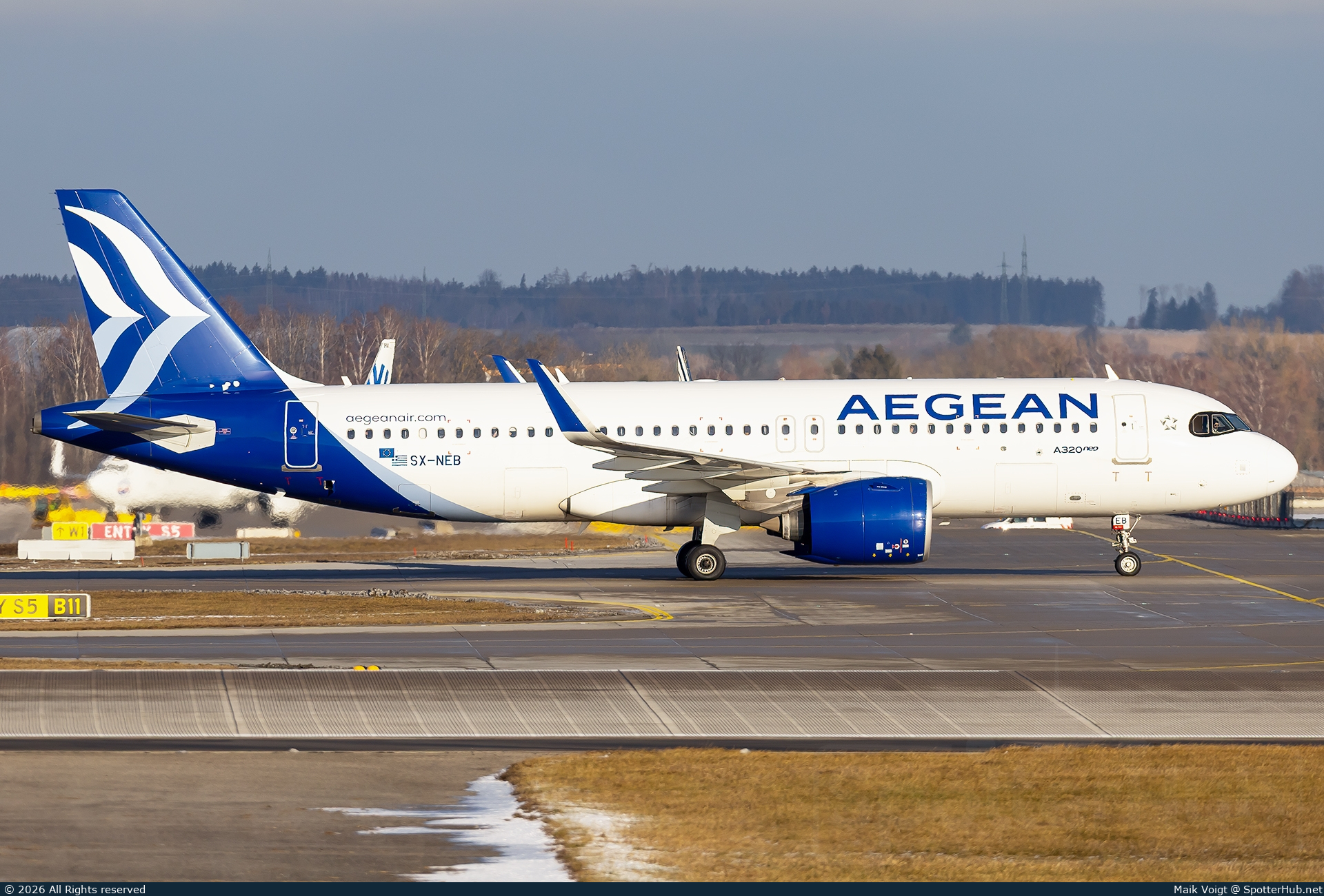 Photo of SX-NEB - Airbus A320-271N operated by Aegean Airlines