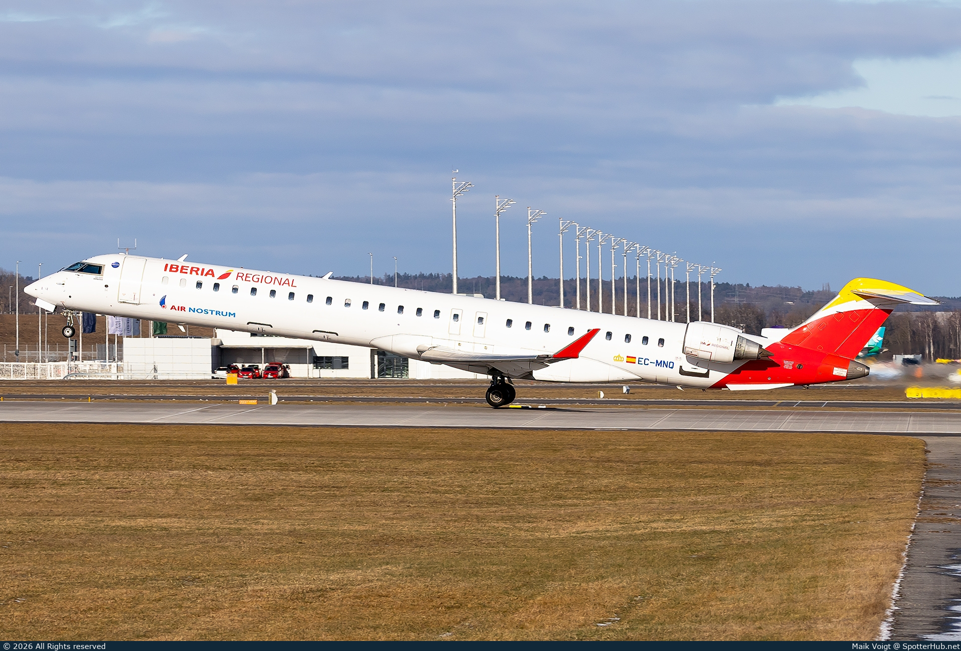 Photo of EC-MNQ - Bombardier CRJ-1000 operated by Iberia Regional (opb Air Nostrum)