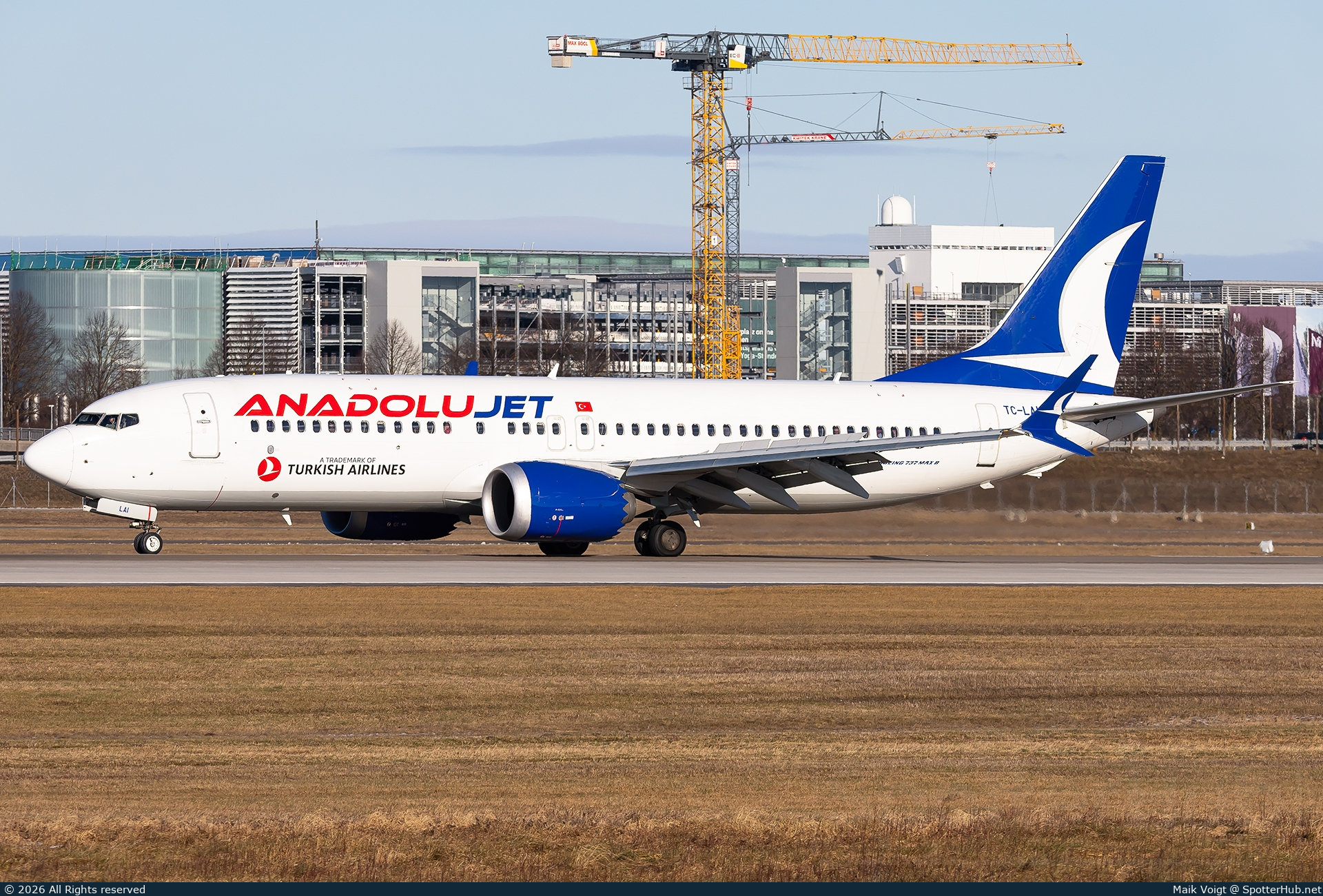 Photo of TC-LAI - Boeing 737 MAX 8 operated by AnadoluJet