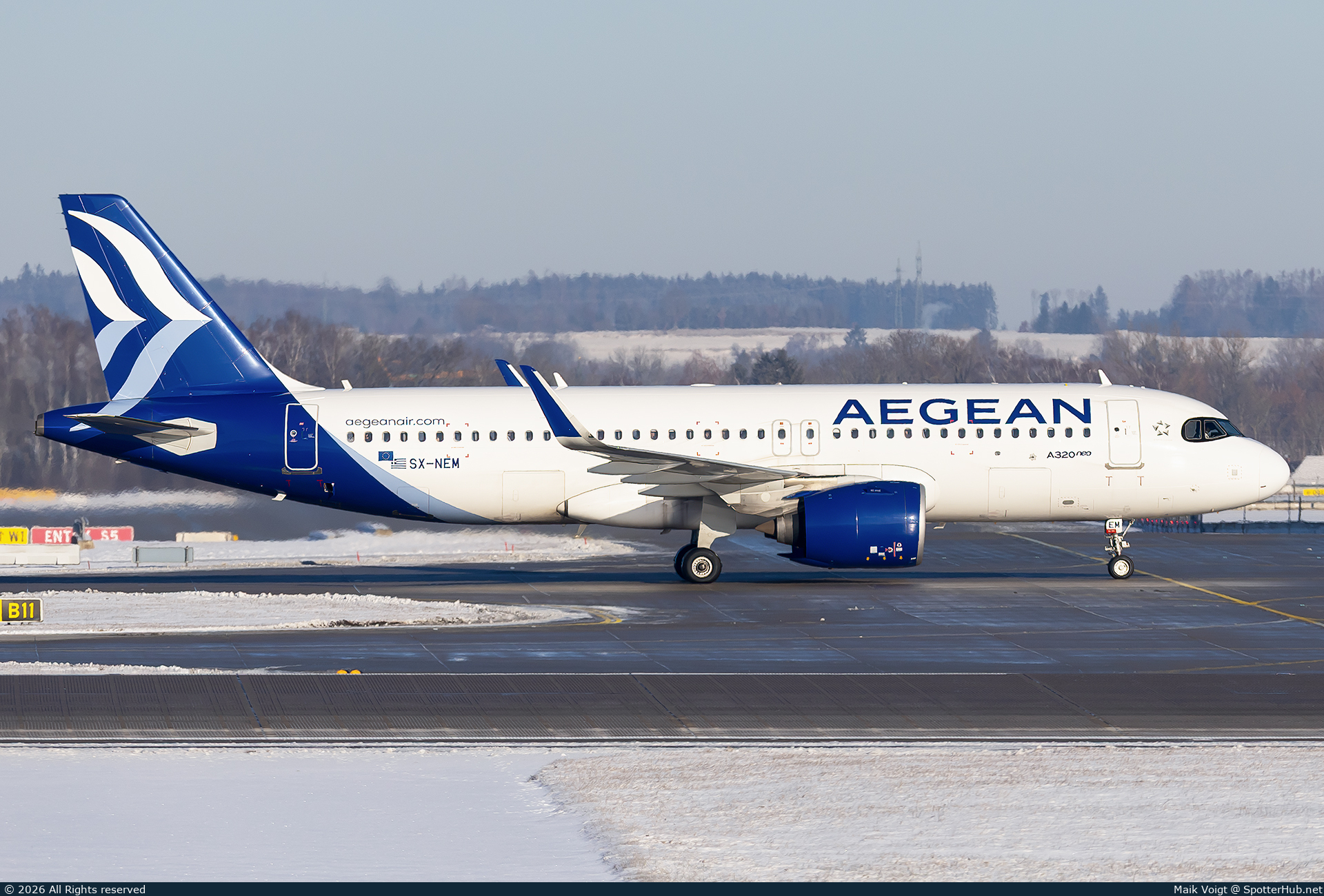 Photo of SX-NEM - Airbus A320-271N operated by Aegean Airlines