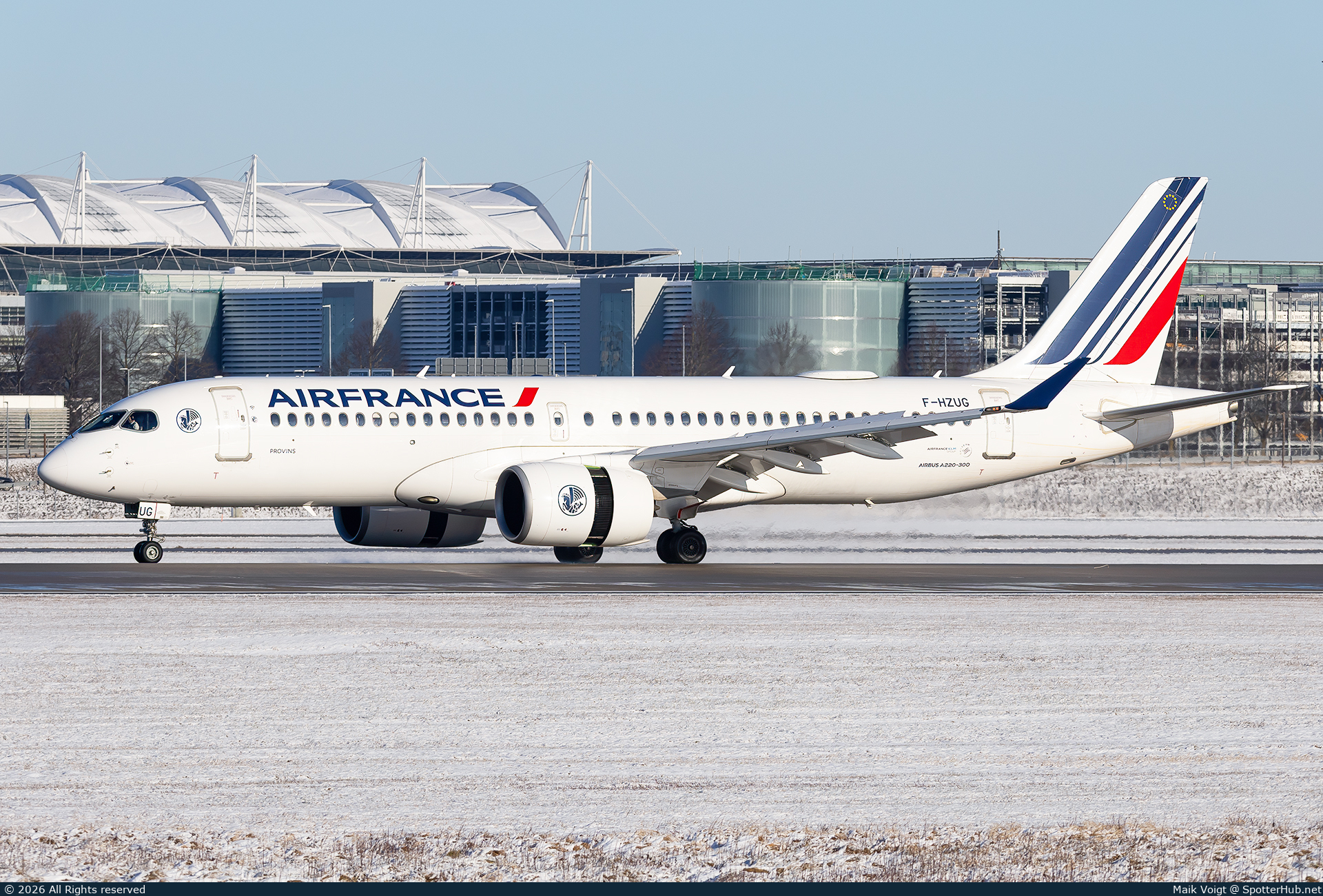 Photo of F-HZUG - Airbus A220-300 operated by Air France