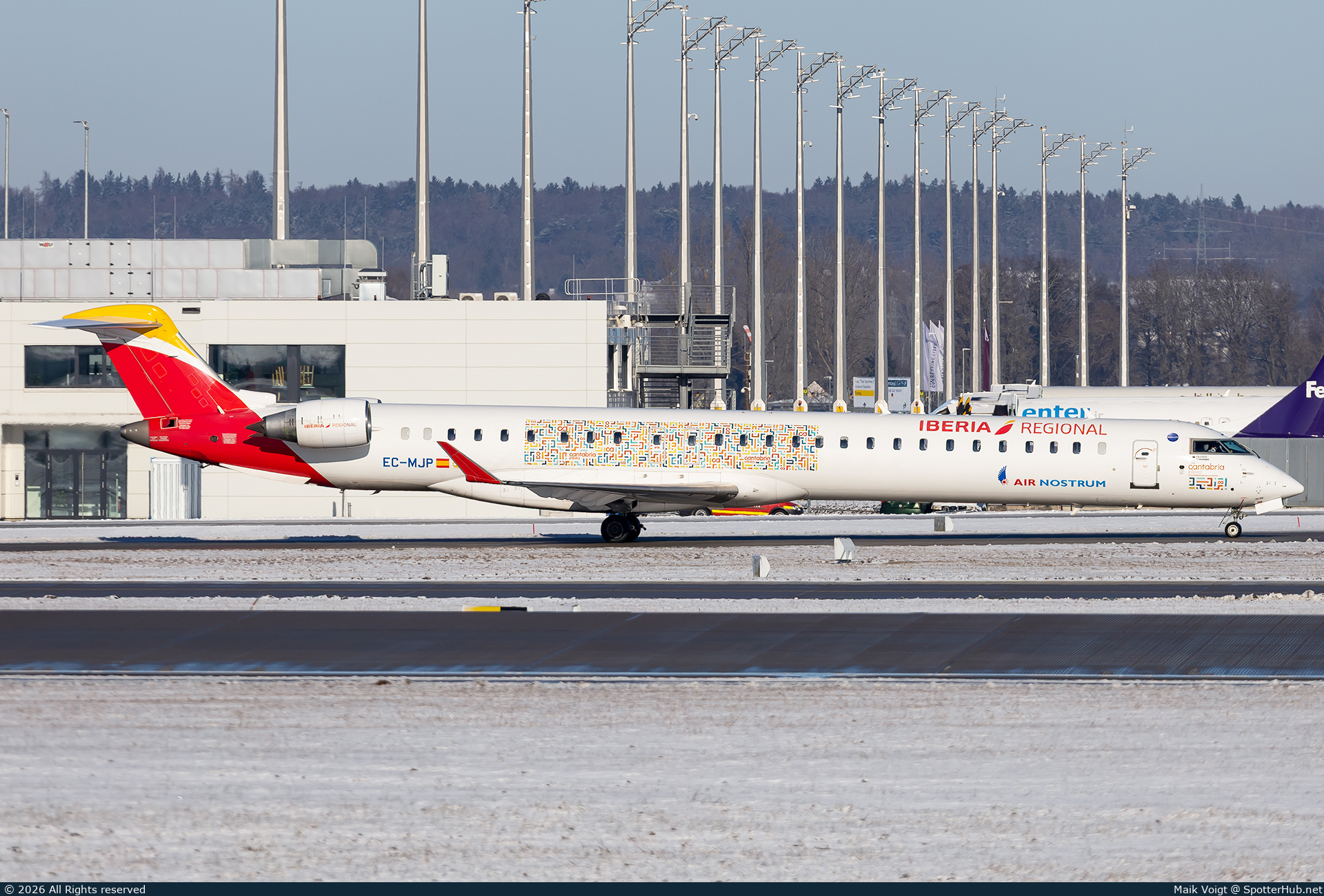 Photo of EC-MJP - Bombardier CRJ-1000 operated by Iberia Regional (opb Air Nostrum)