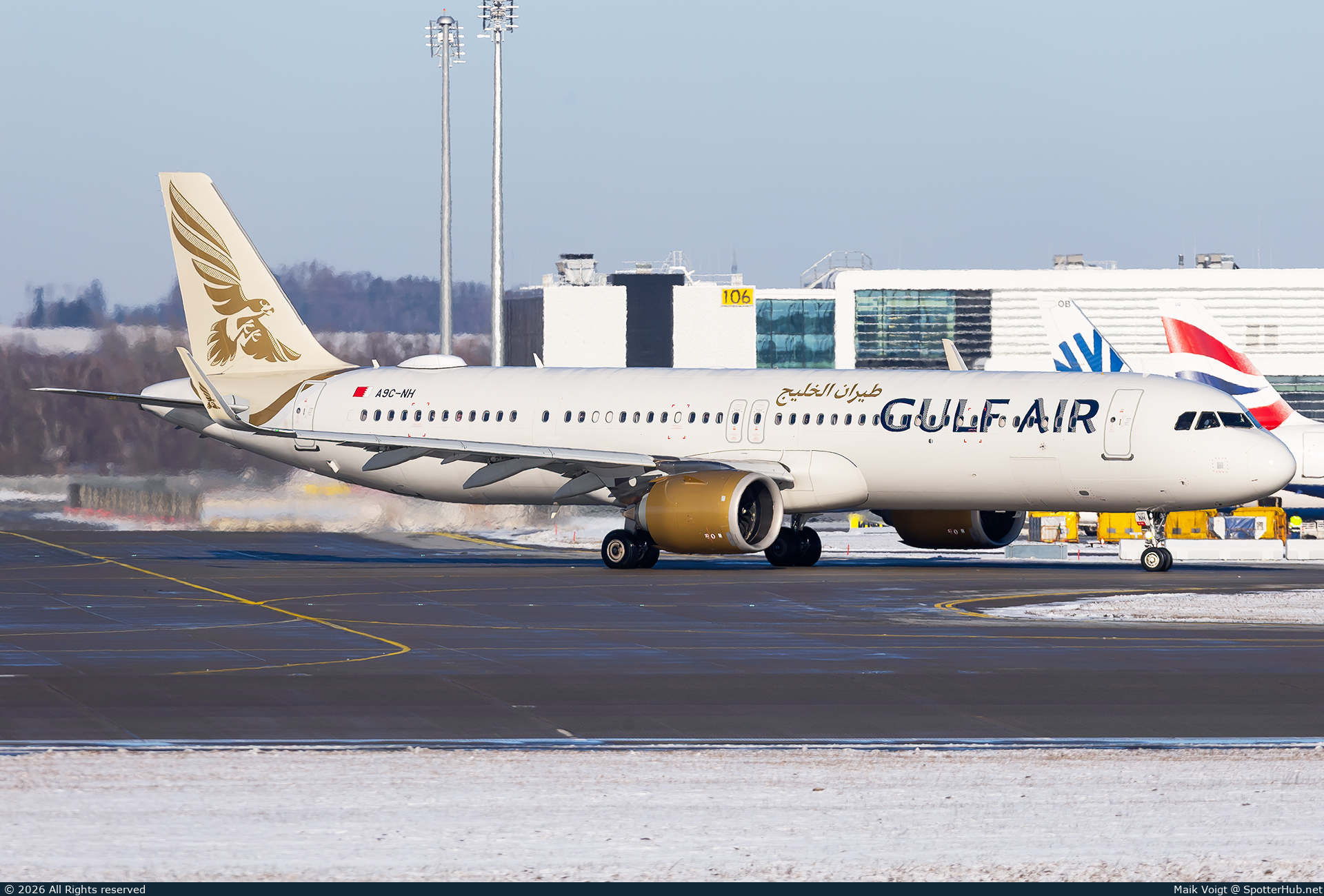 Photo of A9C-NH - Airbus A321-253NX operated by Gulf Air