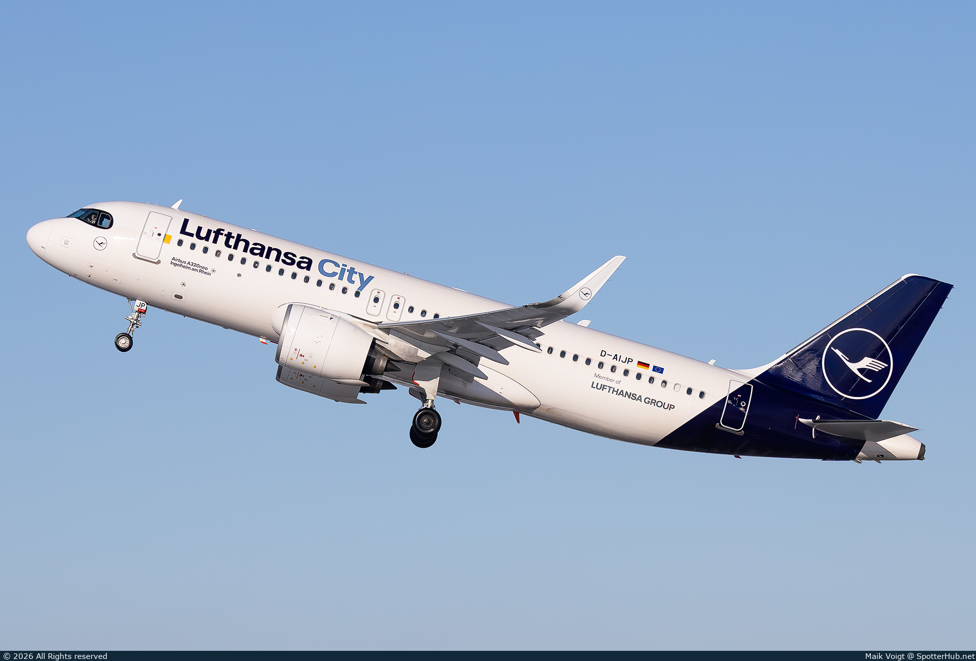 Photo of D-AIJP - Airbus A320-271N operated by Lufthansa City Airlines