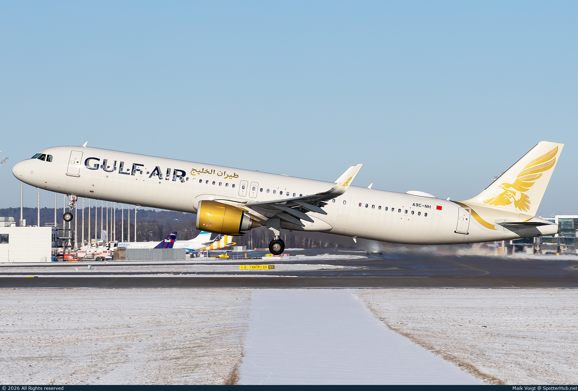 Photo of A9C-NH - Airbus A321-253NX operated by Gulf Air
