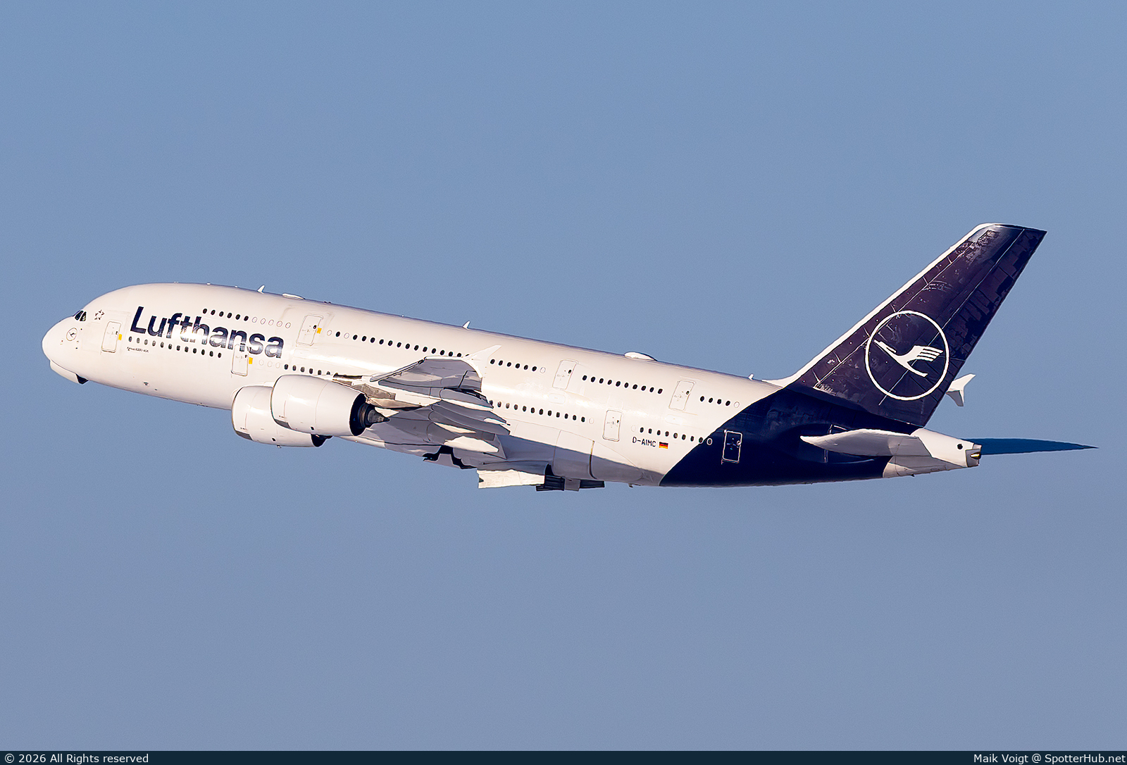 Photo of D-AIMC - Airbus A380-841 operated by Lufthansa