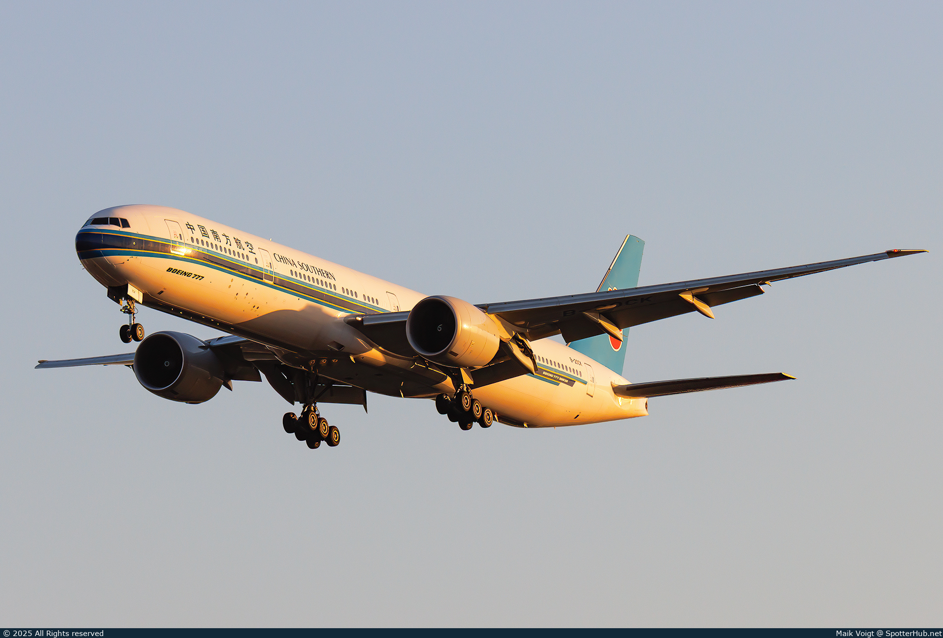 Photo of B-20CK - Boeing 777-31B(ER) operated by China Southern Airlines