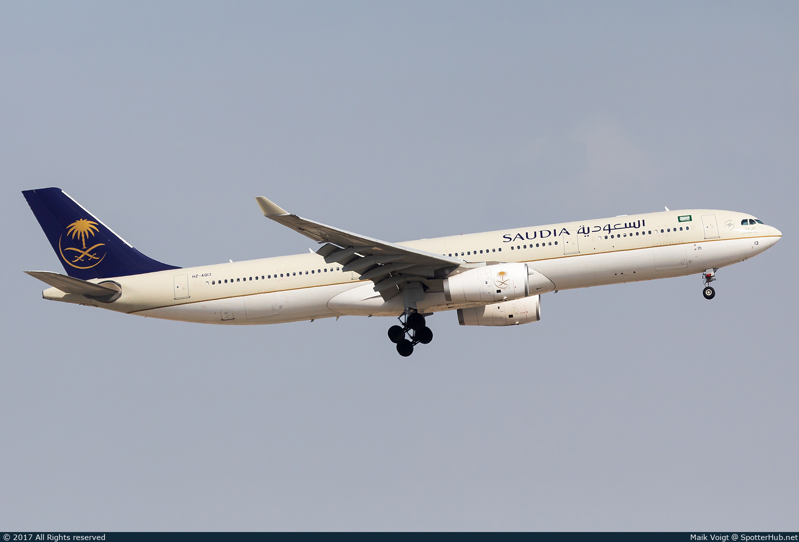 Photo of HZ-AQ13 - Airbus A330-343 operated by Saudia