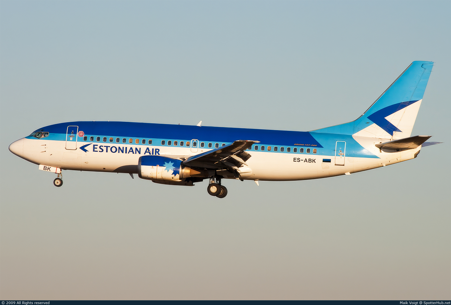 Photo of ES-ABK - Boeing 737-36N operated by Estonian Air