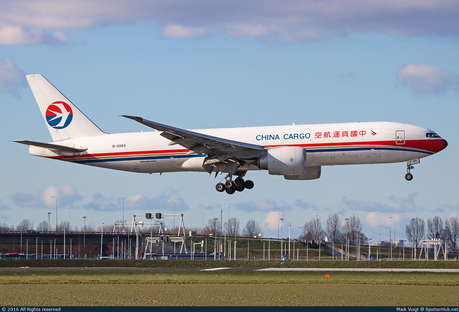 Photo of B-2083 - Boeing 777-F6N operated by China Cargo Airlines