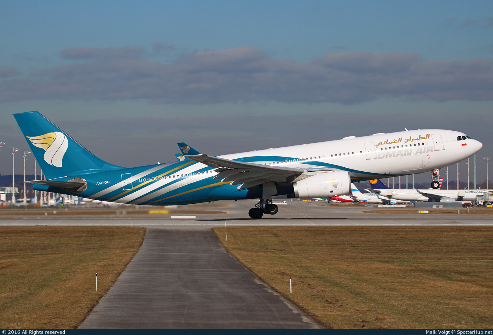 Photo of A4O-DG - Airbus A330-243 operated by Oman Air