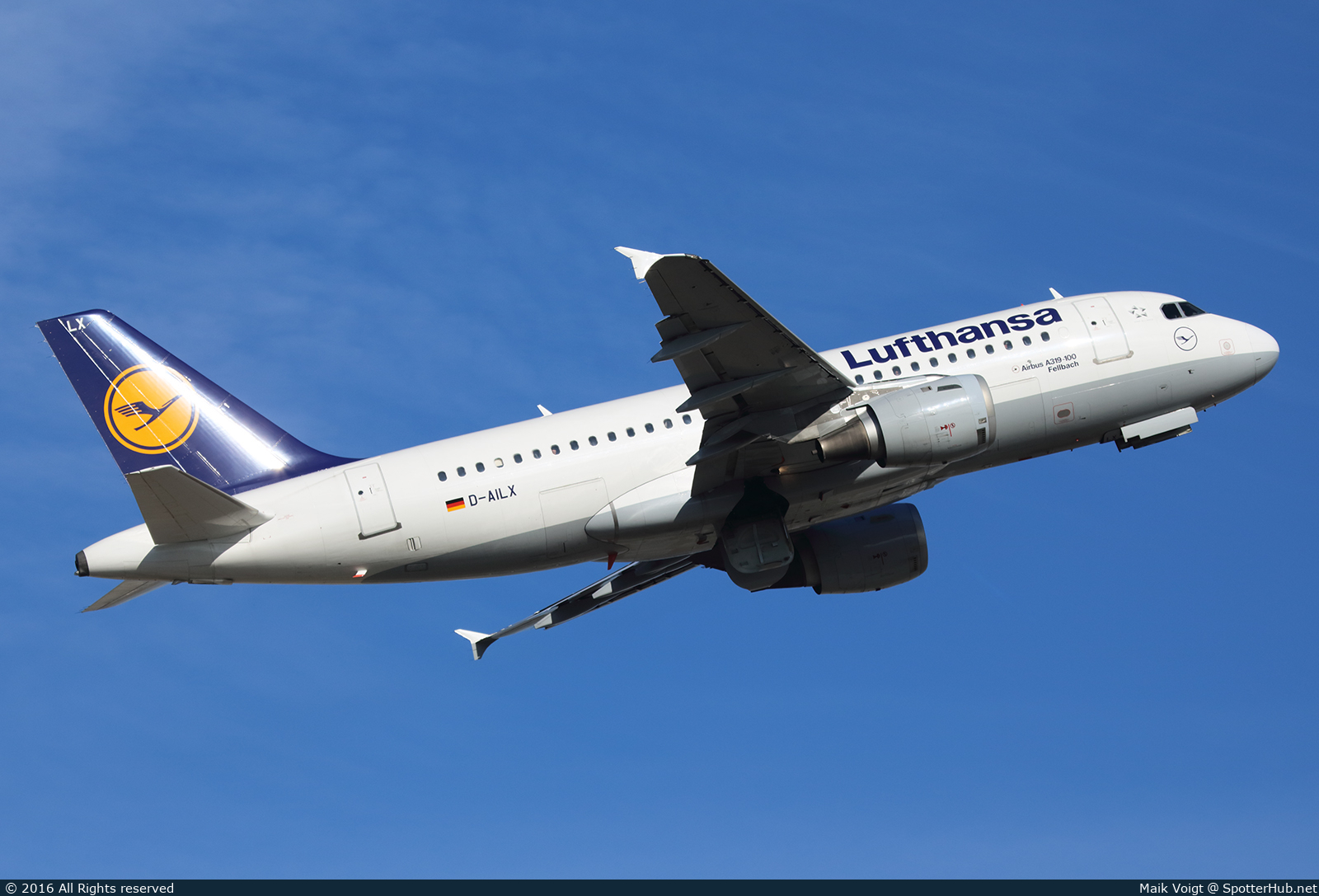 Photo of D-AILX - Airbus A319-114 operated by Lufthansa