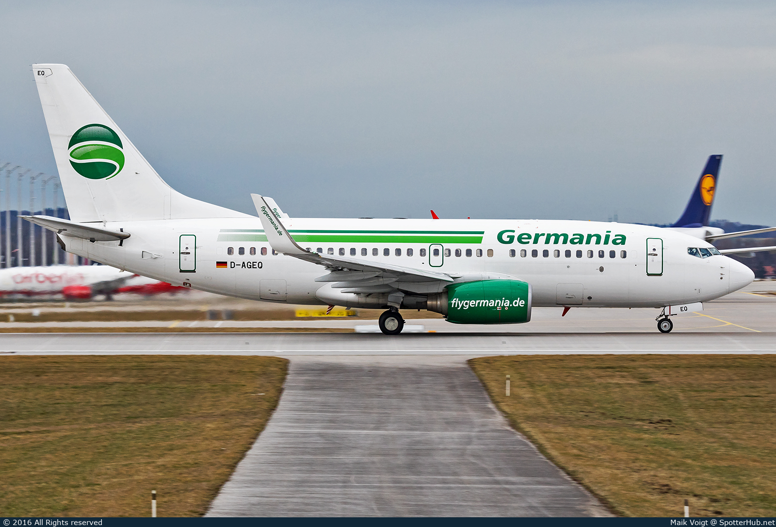 Photo of D-AGEQ - Boeing 737-75B operated by Germania