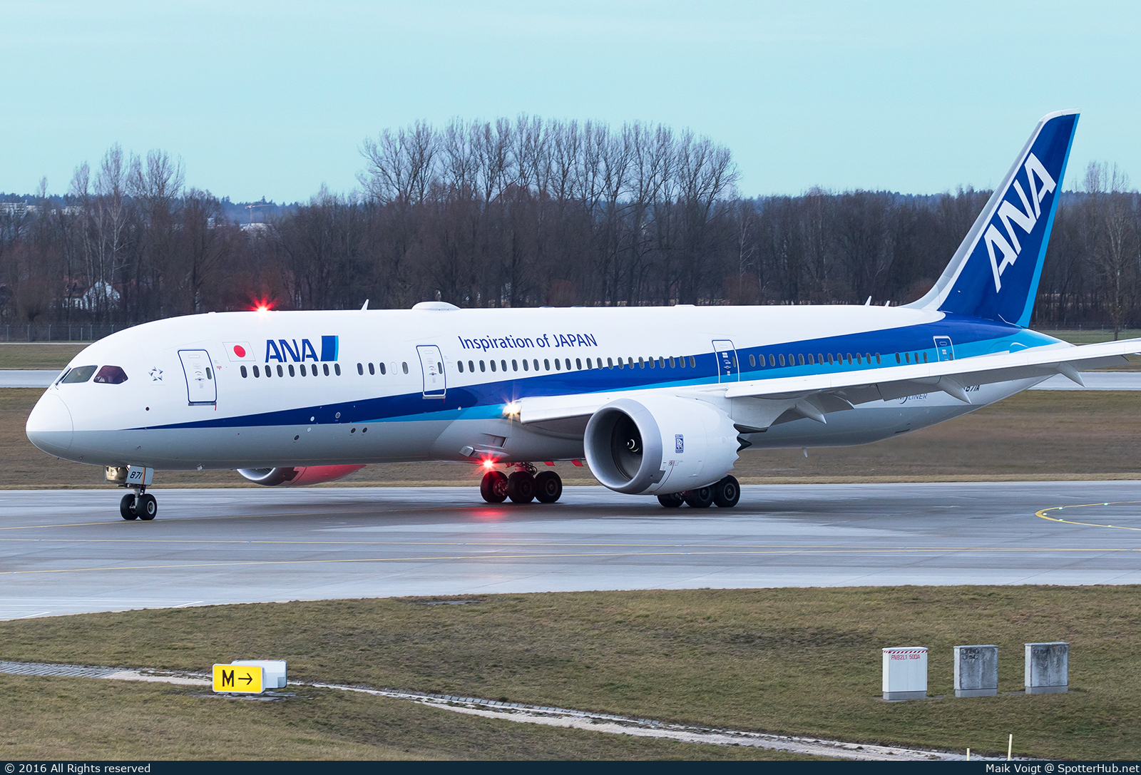 Photo of JA871A - Boeing 787-9 Dreamliner operated by ANA All Nippon Airways