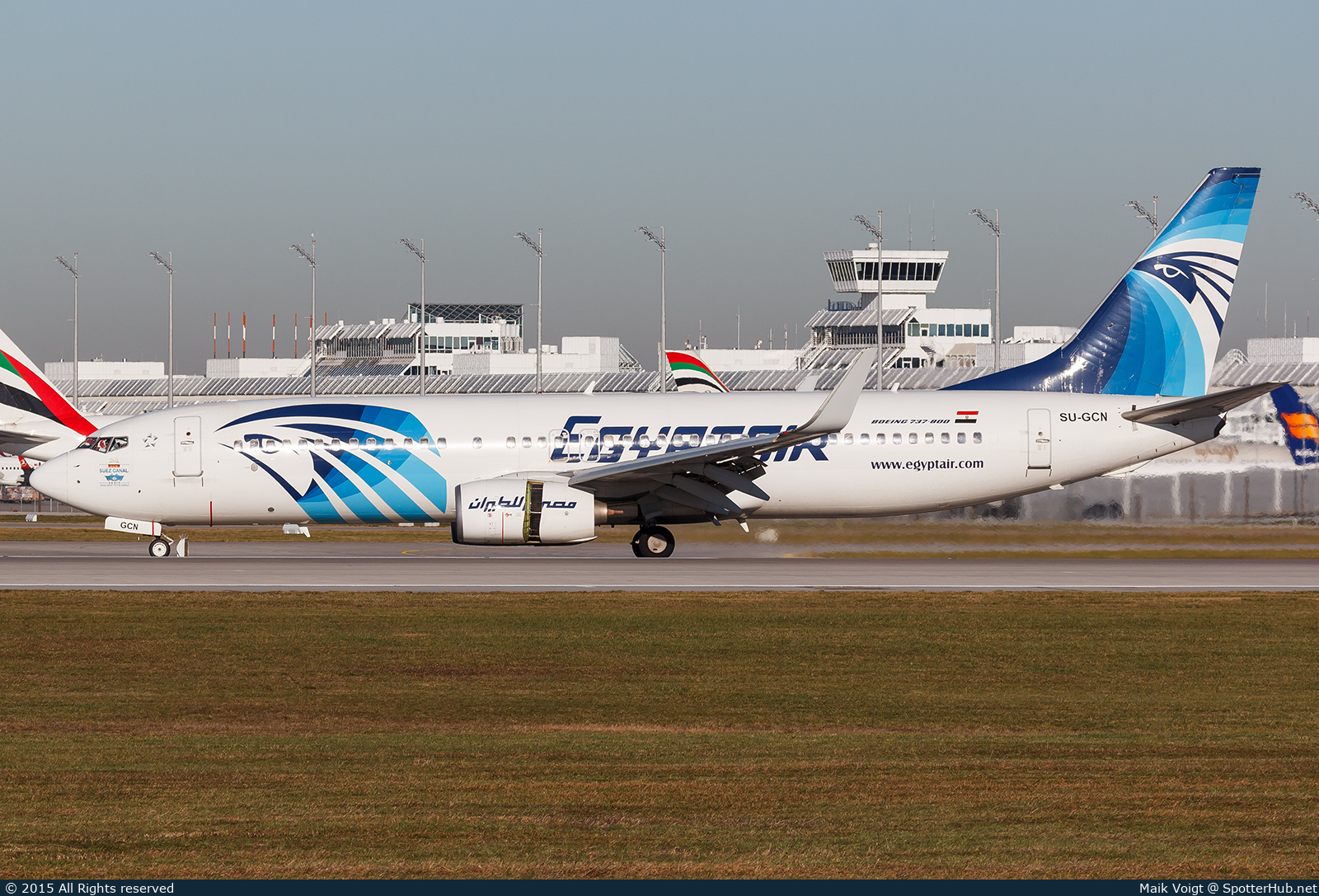 Photo of SU-GCN - Boeing 737-866 operated by Egyptair