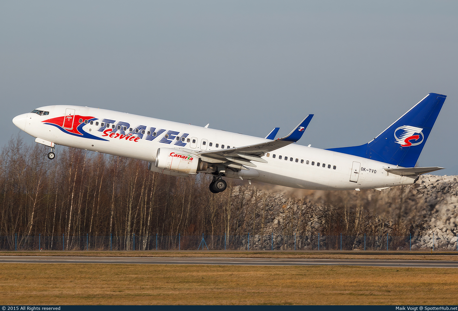Photo of OK-TVO - Boeing 737-8CX operated by Travel Service