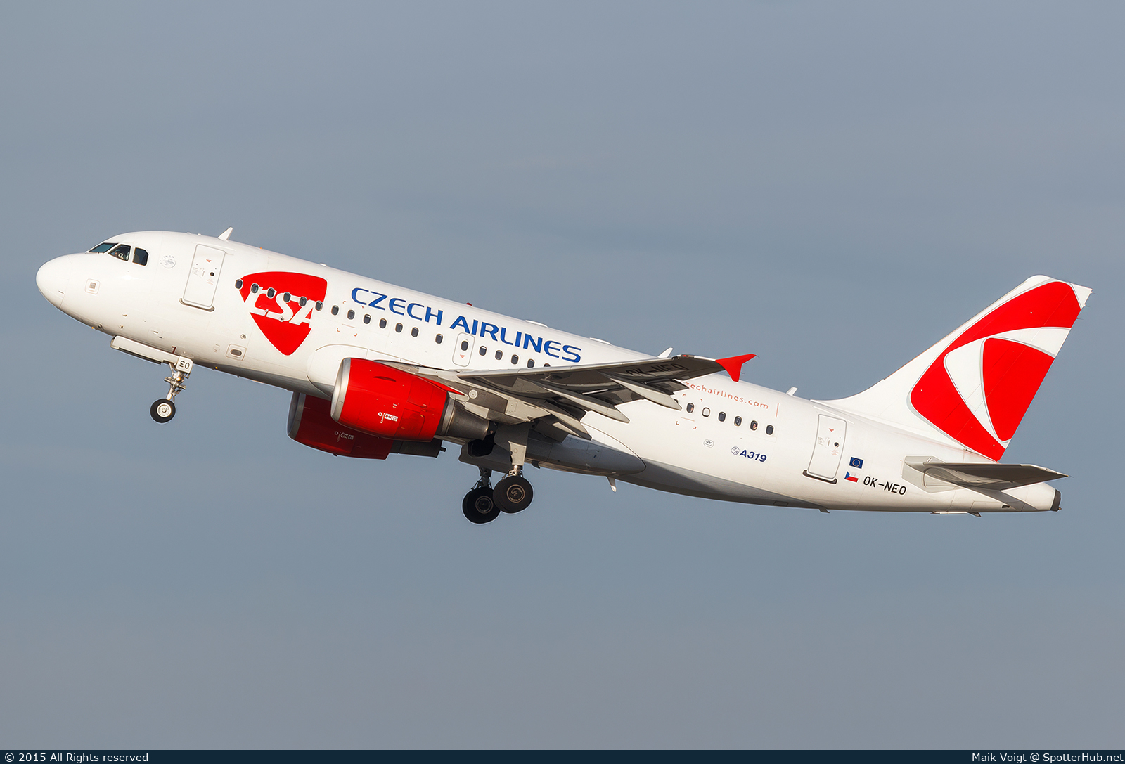 Photo of OK-NEO - Airbus A319-112 operated by CSA Czech Airlines