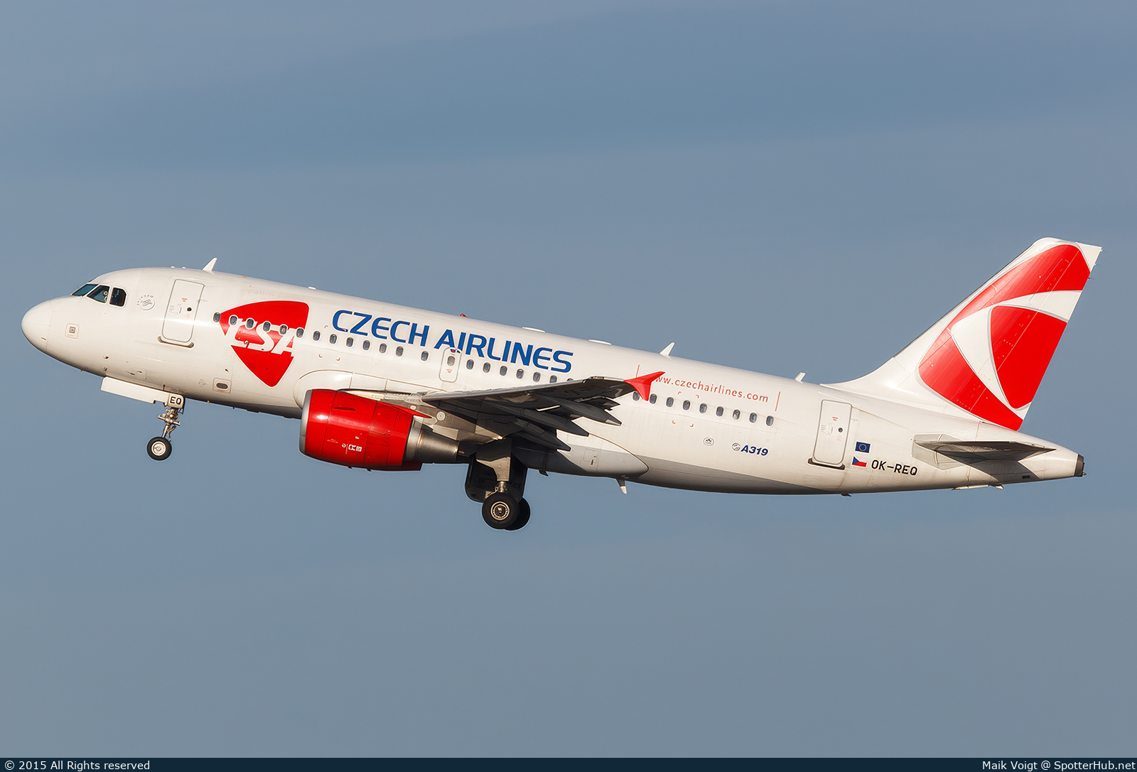 Photo of OK-REQ - Airbus A319-112 operated by CSA Czech Airlines