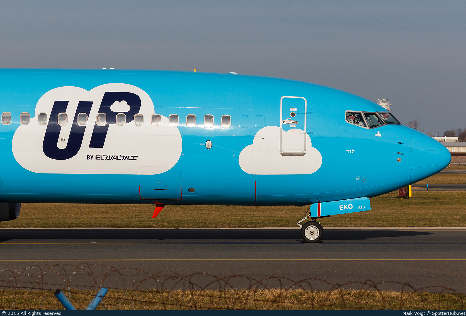 Photo of 4X-EKO - Boeing 737-86Q operated by UP by El Al