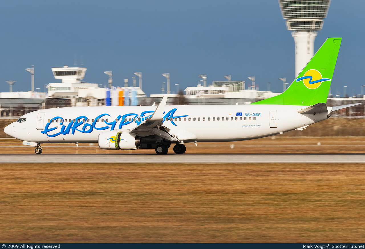 Photo of 5B-DBR - Boeing 737-8Q8 operated by Eurocypria Airlines