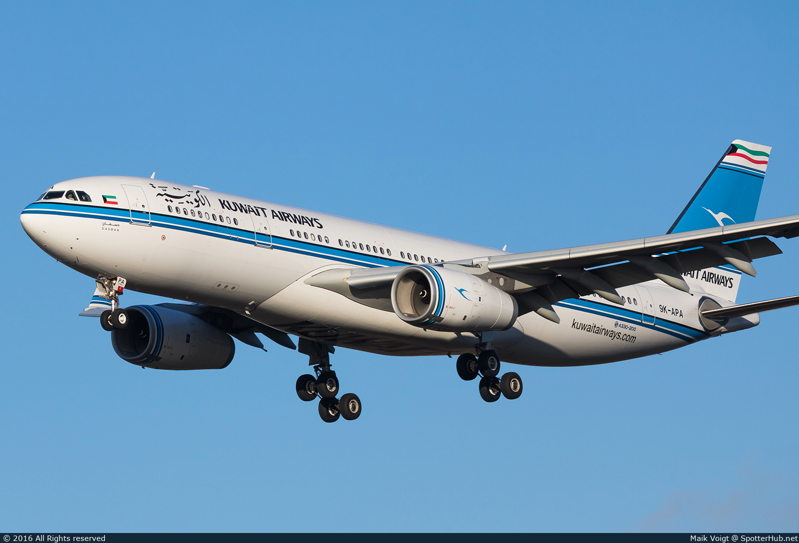 Photo of 9K-APA - Airbus A330-243 operated by Kuwait Airways