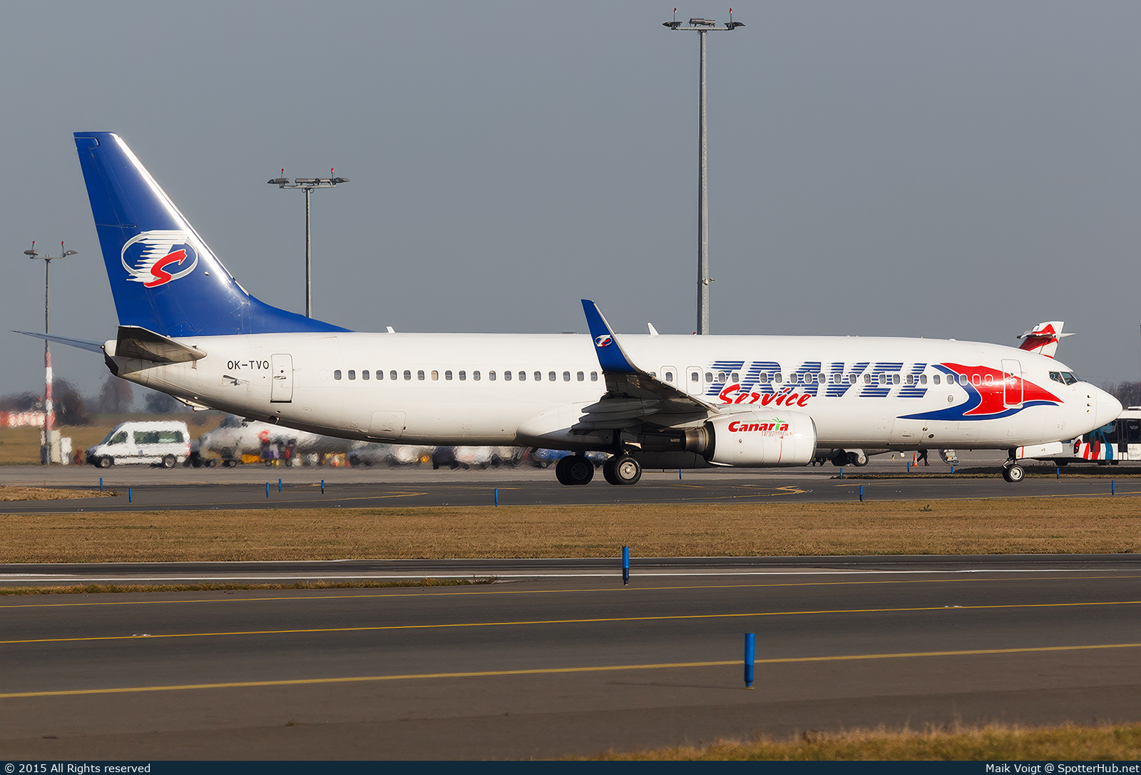 Photo of OK-TVO - Boeing 737-8CX operated by Travel Service