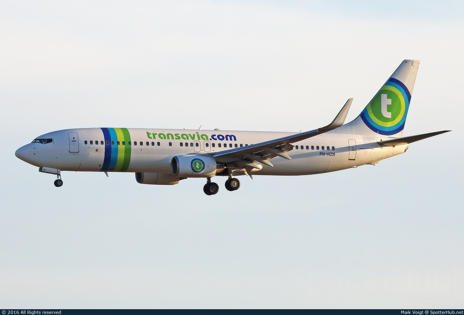 Photo of PH-HZN - Boeing 737-8K2 operated by Transavia