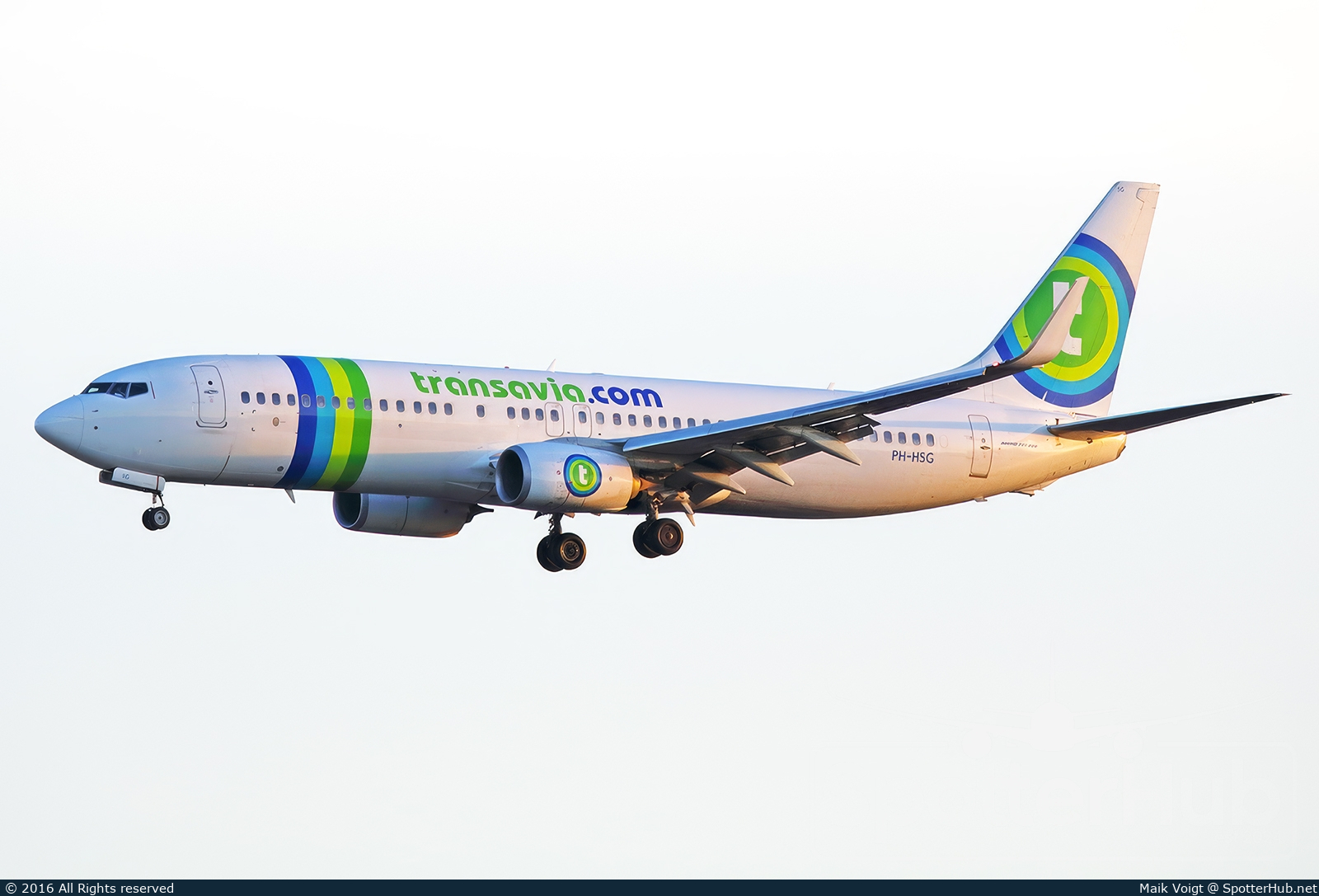 Photo of PH-HSG - Boeing 737-8K2 operated by Transavia