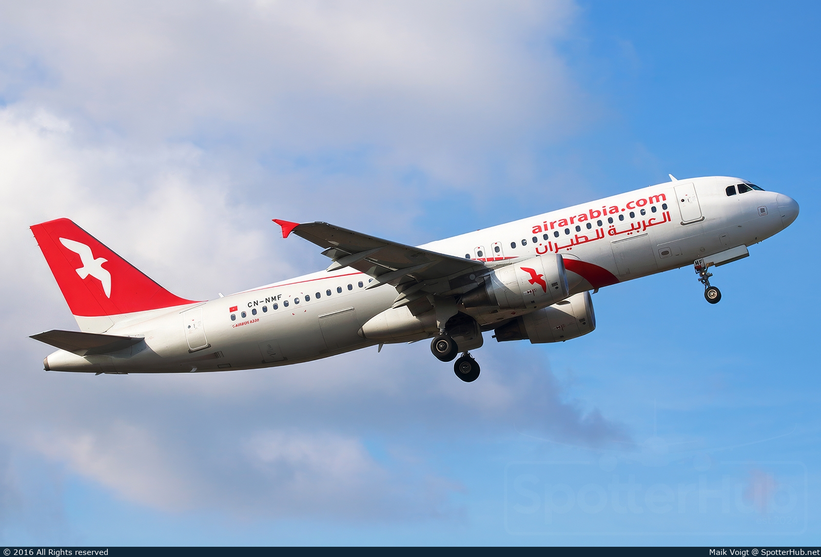 Photo of CN-NMF - Airbus A320-214 operated by Air Arabia Maroc