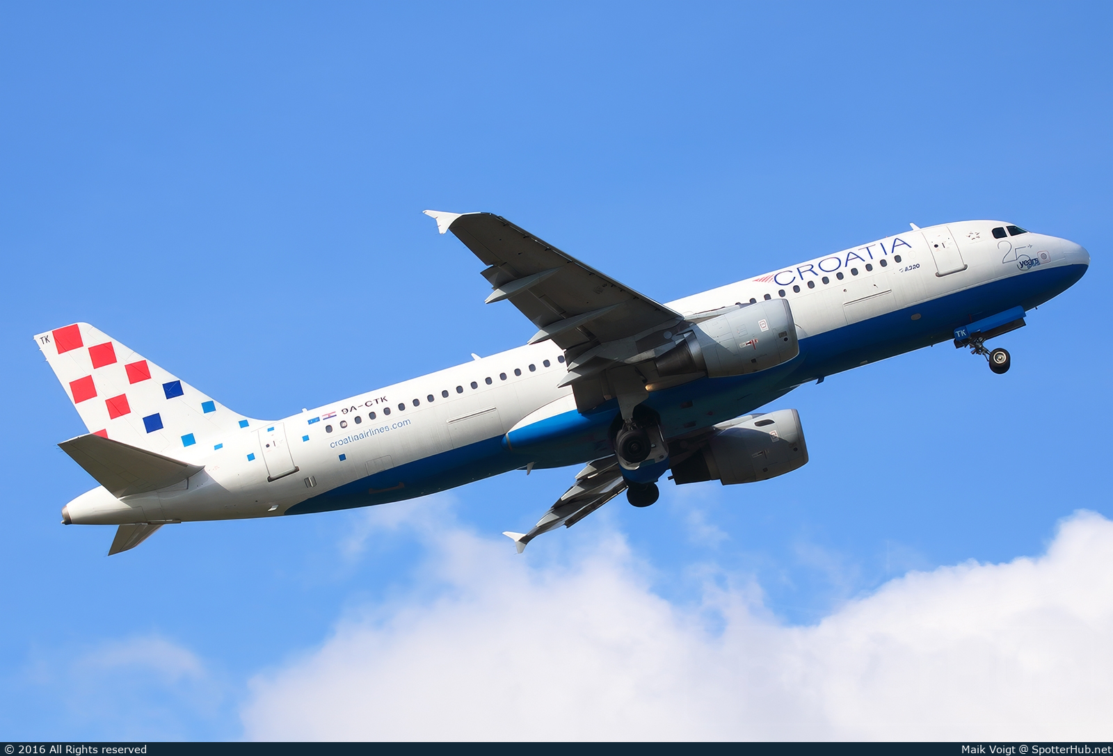 Photo of 9A-CTK - Airbus A320-214 operated by Croatia Airlines