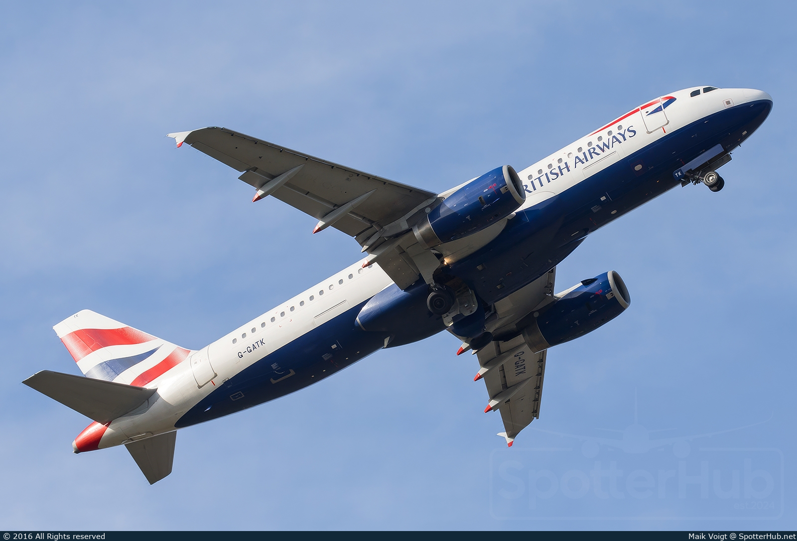 Photo of G-GATK - Airbus A320-232 operated by British Airways