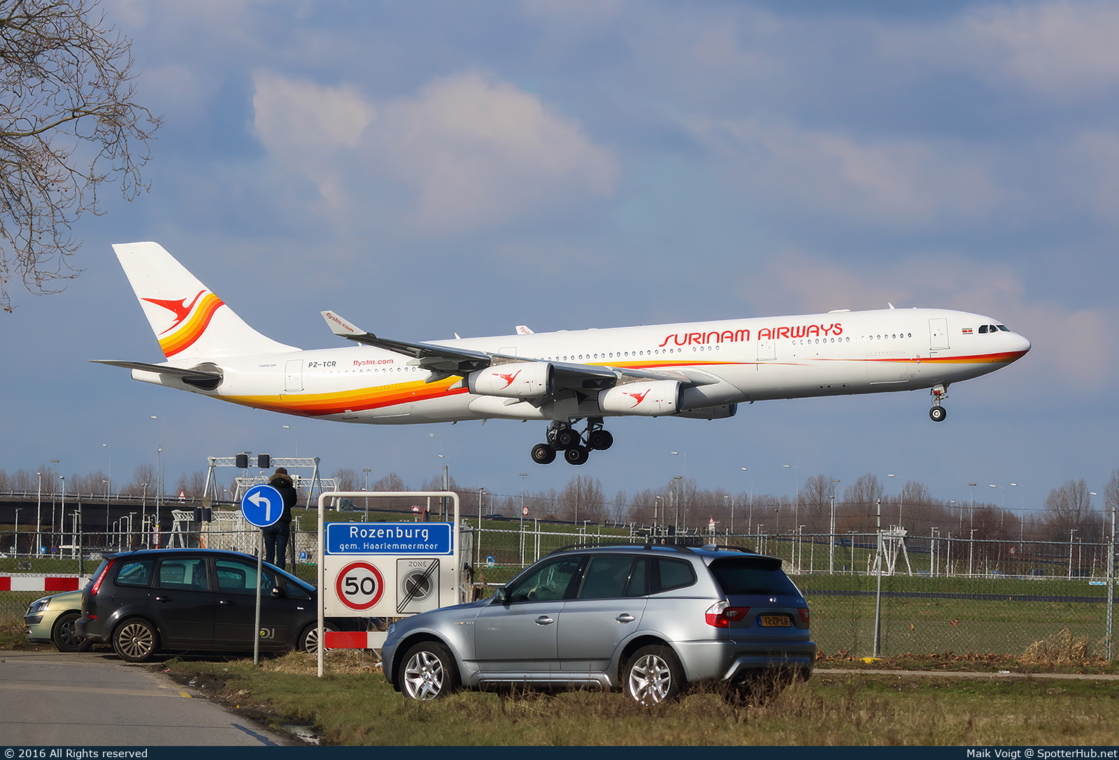 Photo of PZ-TCR - Airbus A340-313 operated by Surinam Airways