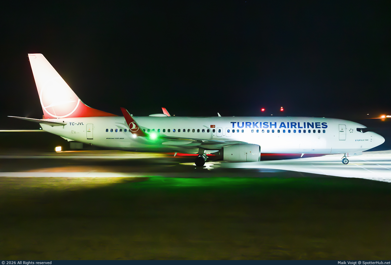 Photo of TC-JVL - Boeing 737-8F2 operated by Turkish Airlines