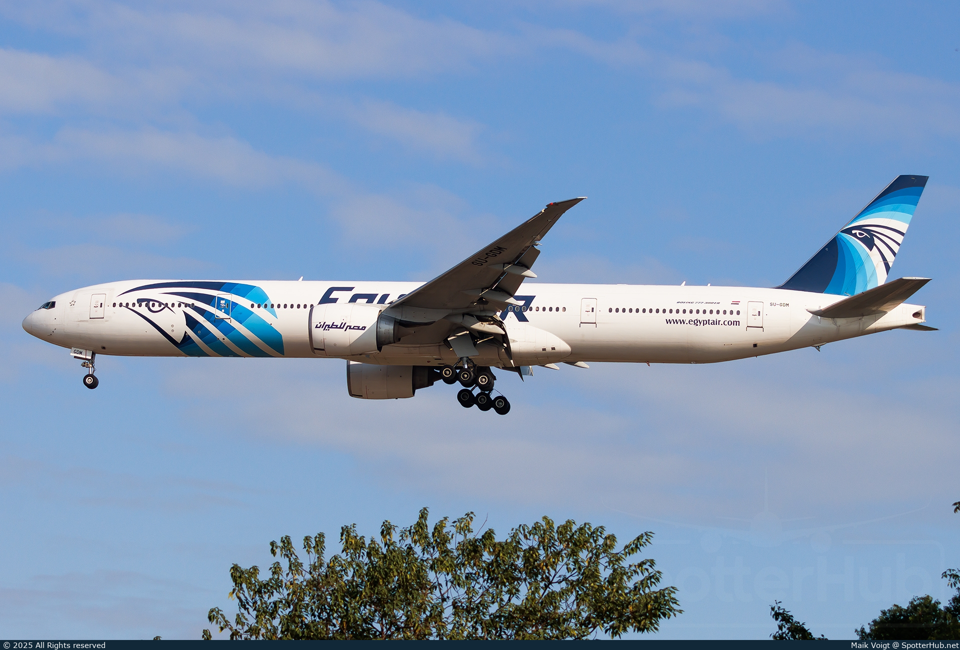 Photo of SU-GDM - Boeing 777-36N(ER) operated by Egyptair
