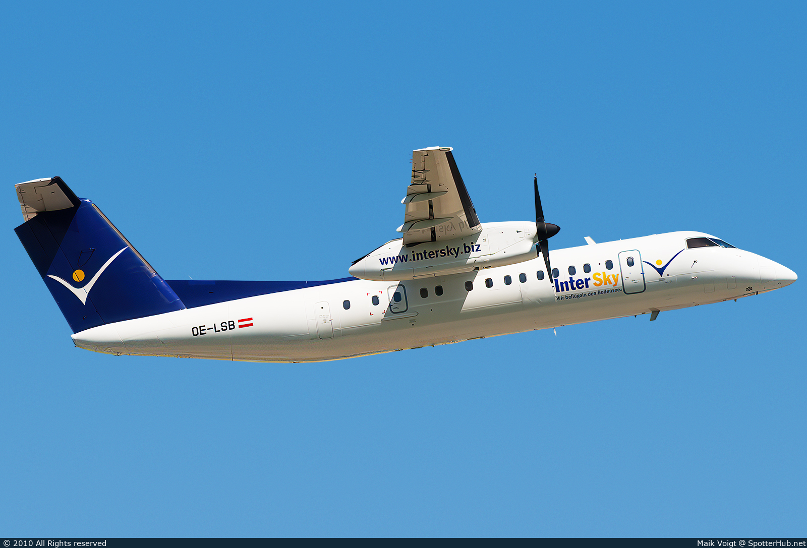 Photo of OE-LSB - Bombardier DHC-8-314 Dash 8 Q300 operated by InterSky