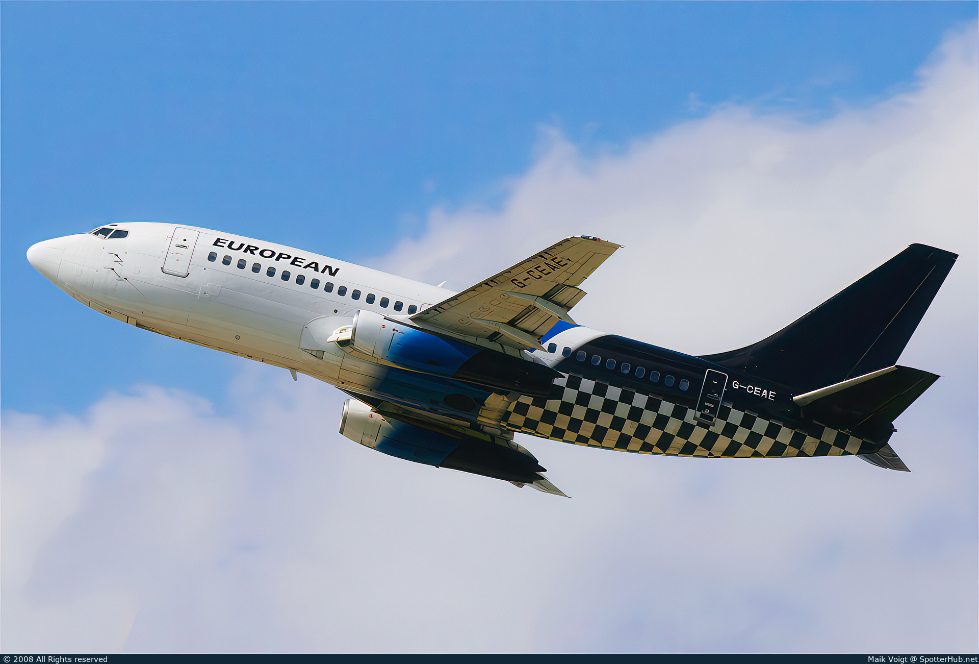Photo of G-CEAE - Boeing 737-229(Adv) operated by European Aircharter