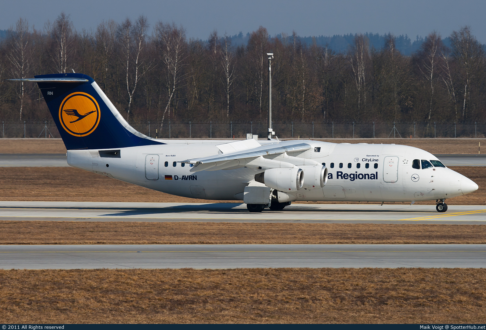 Photo of D-AVRN - British Aerospace Avro RJ85 operated by Lufthansa CityLine