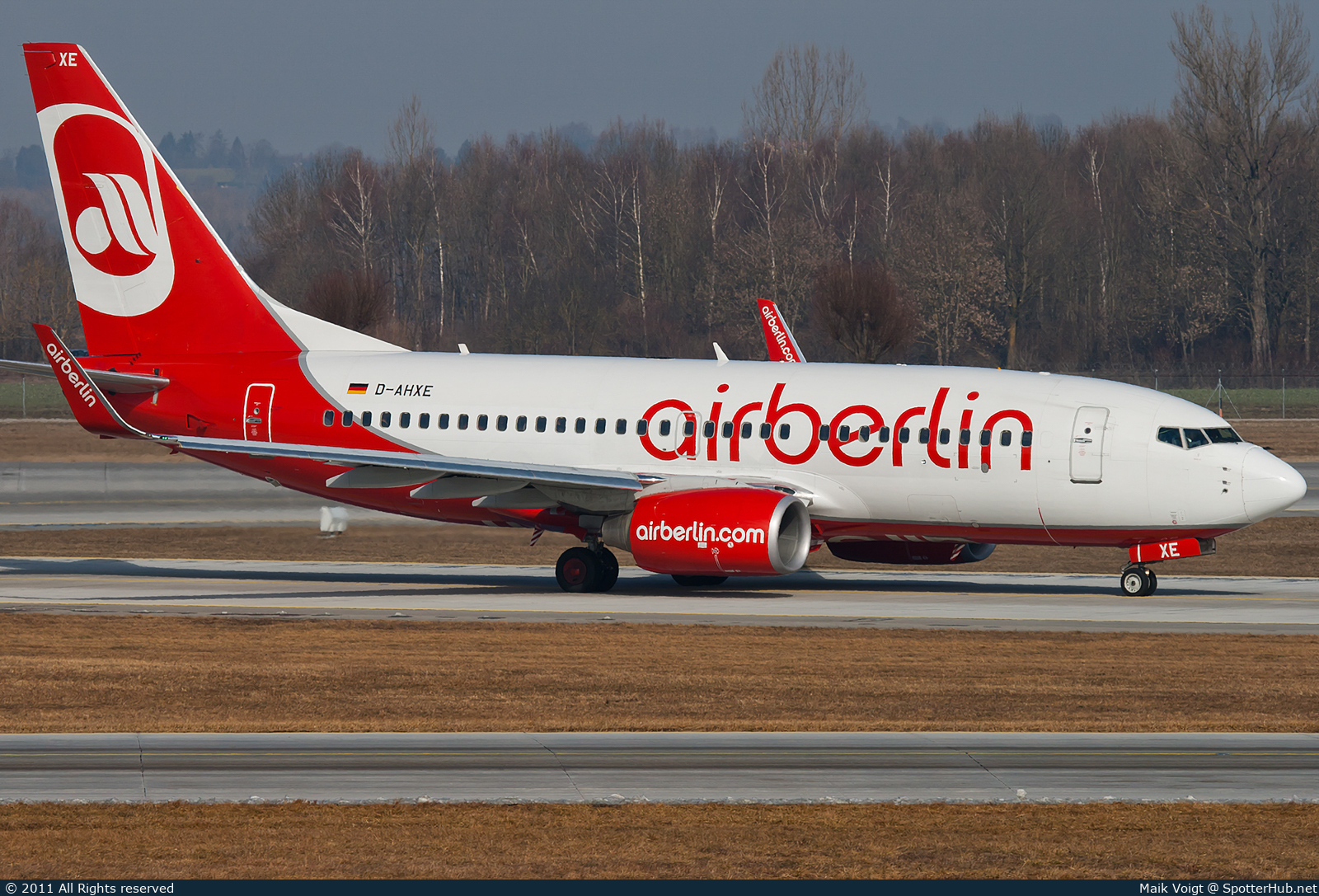 Photo of D-AHXE - Boeing 737-7K5 operated by Air Berlin (opb TUIfly)