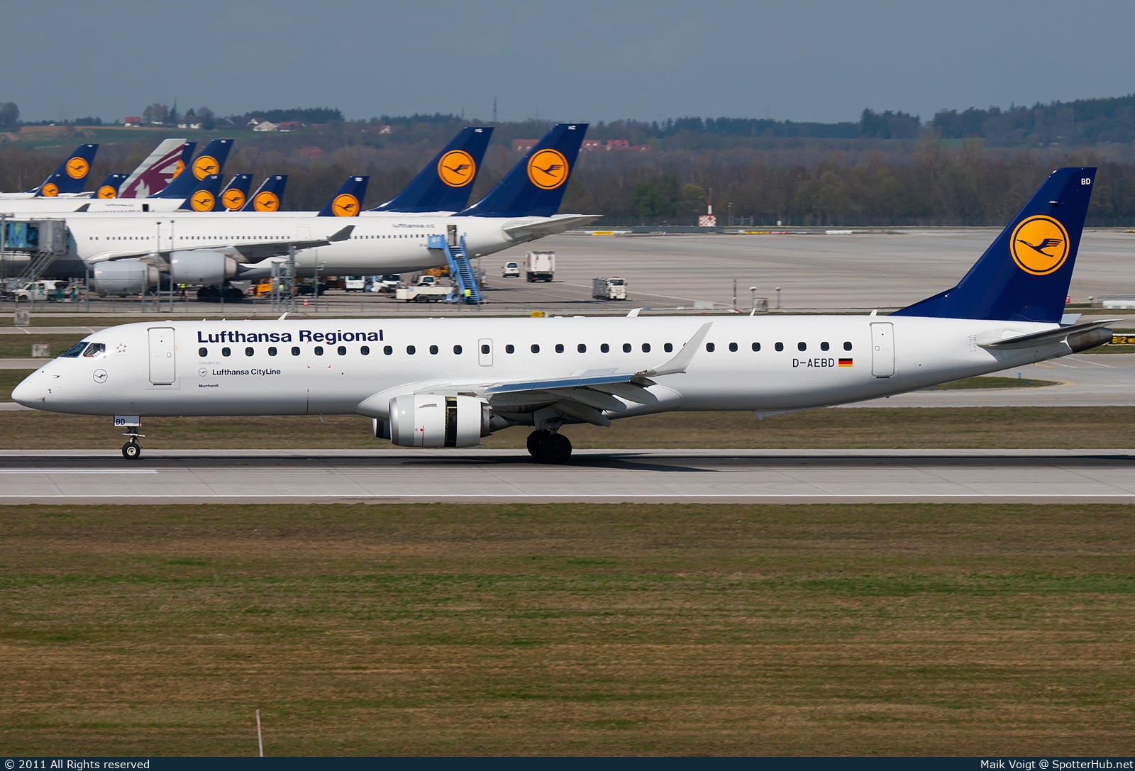 Photo of D-AEBD - Embraer ERJ-195LR operated by Lufthansa CityLine